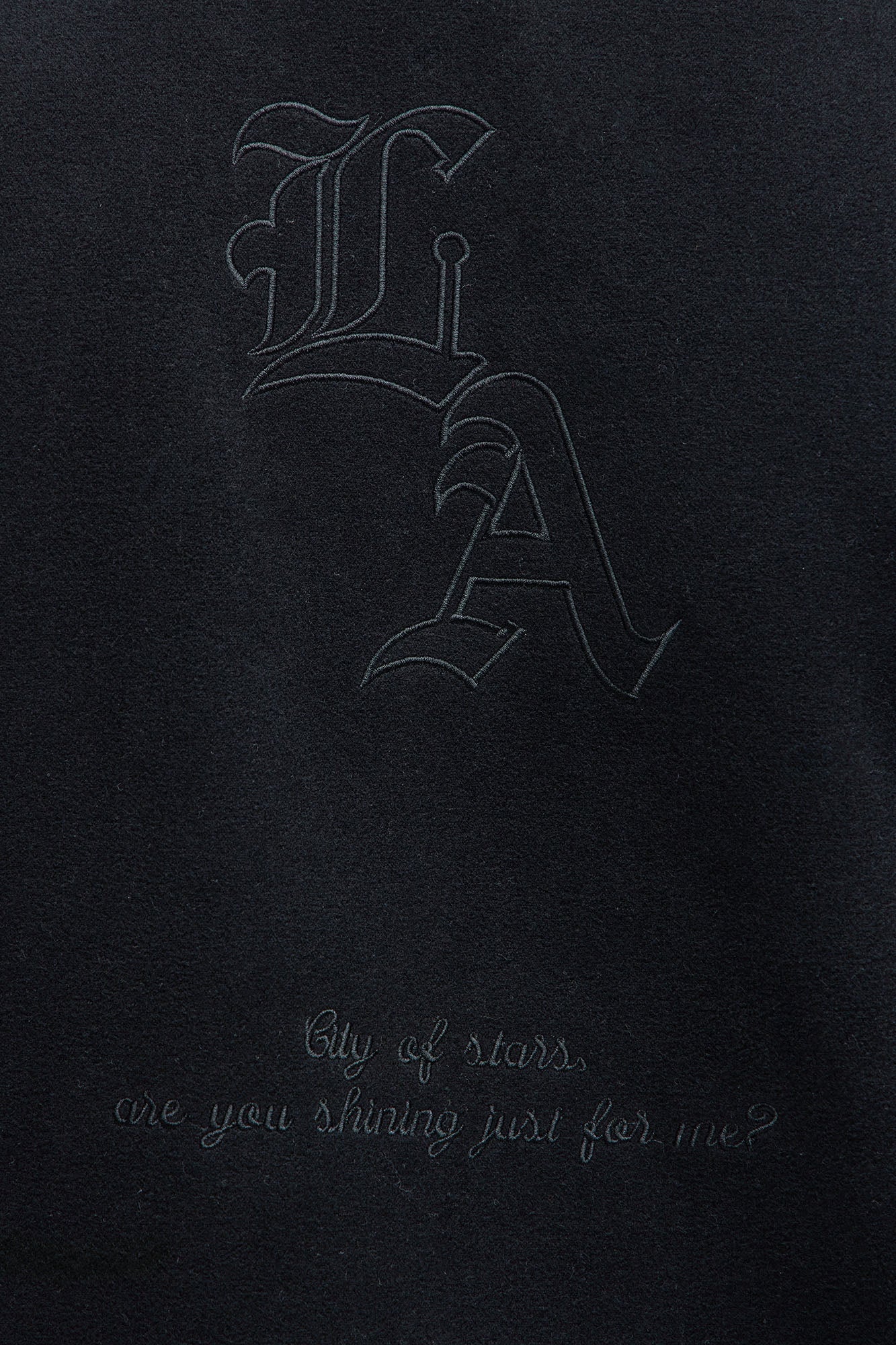 Angel Varsity Jacket - Black