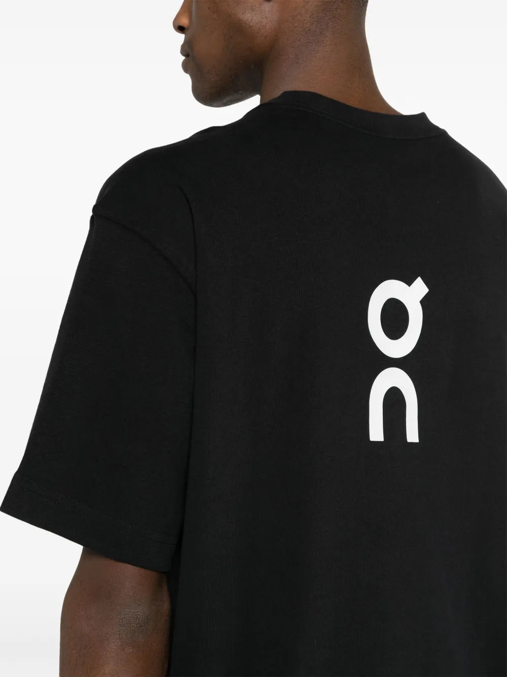 On logo-print organic-cotton T-shirt