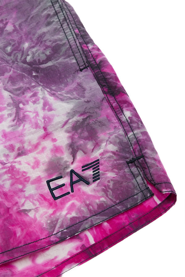 Ea7 Mens Woven Boxer Viola