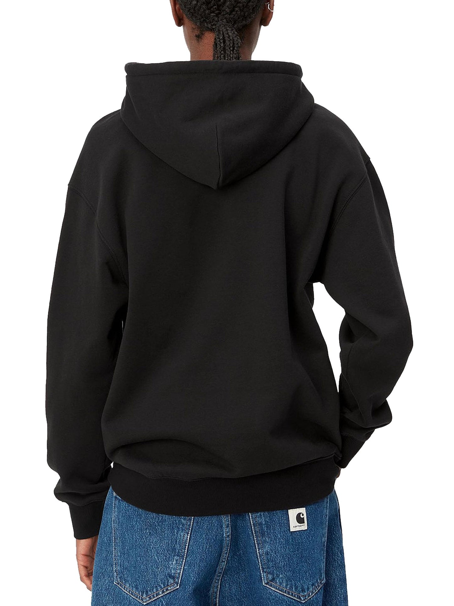 Carhartt Wip W' Hooded Carhartt Sweatshirt Nero