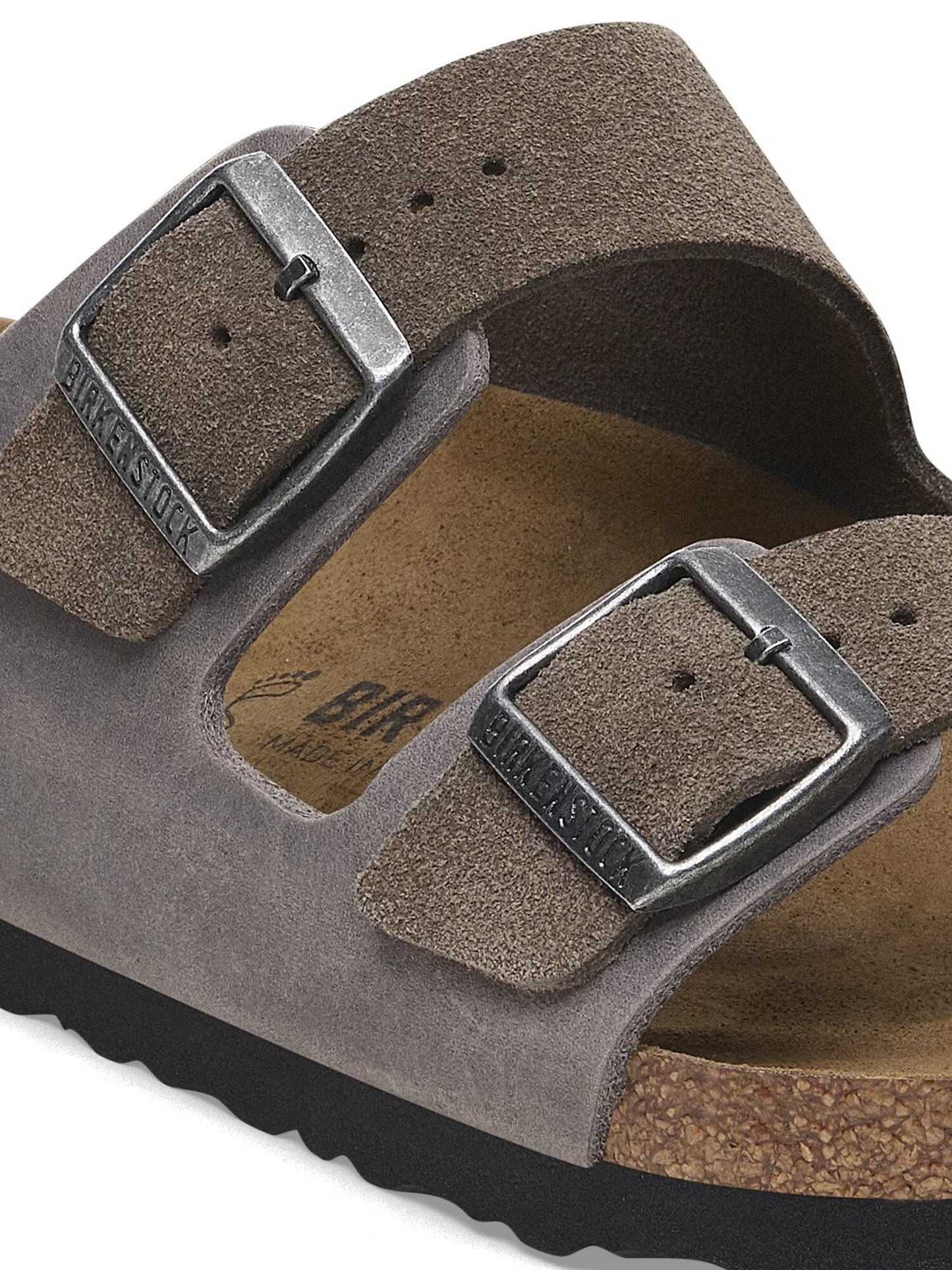 Birkenstock Arizona (Pelle oliata) Grigio
