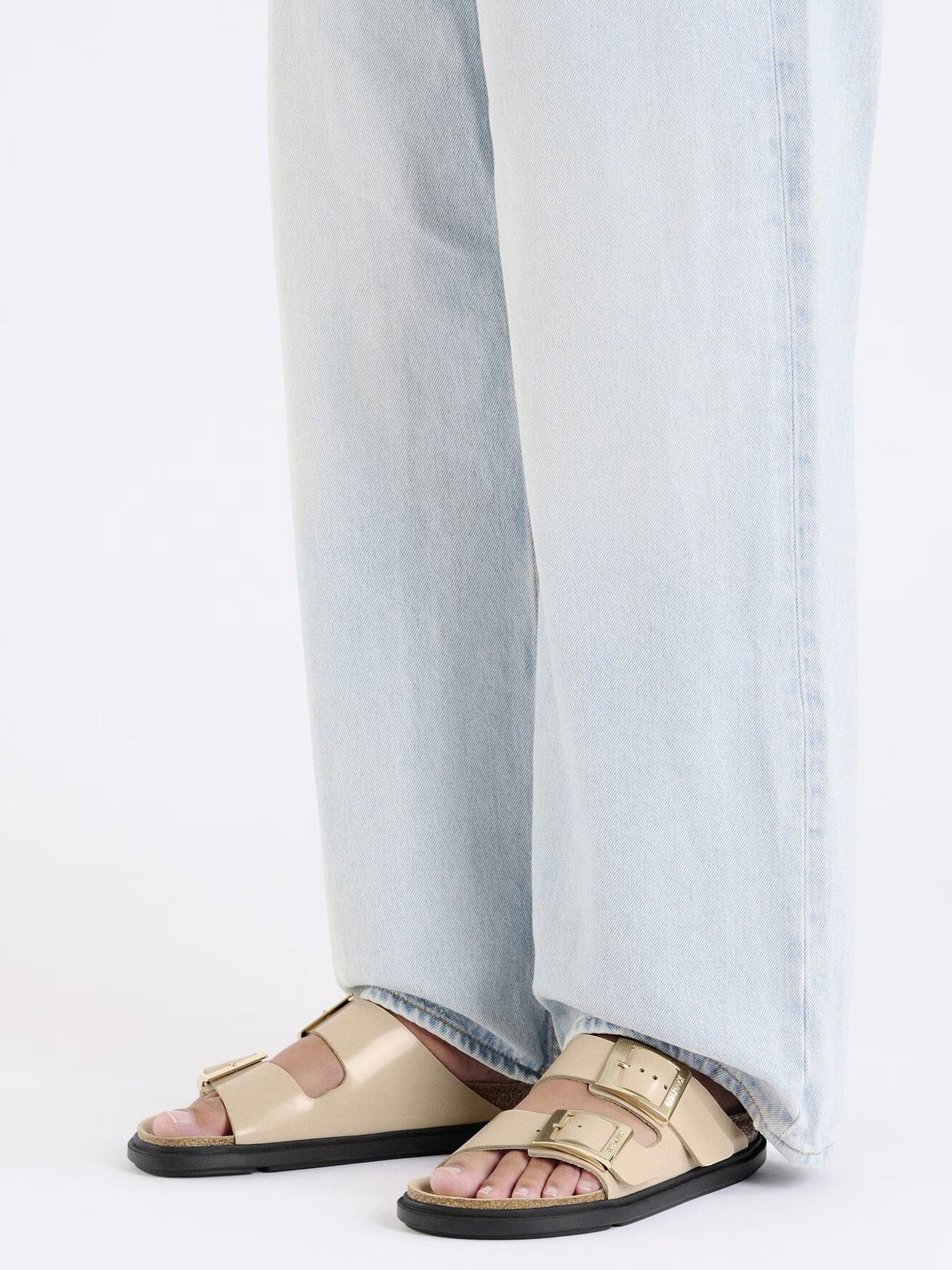 Birkenstock Arizona Db Shine (Pelle Naturale) Beige