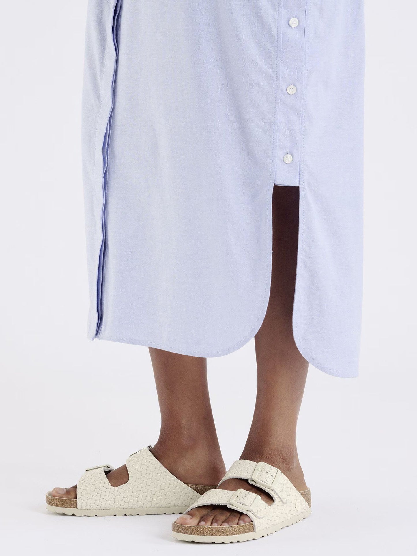 Birkenstock Arizona Rivet Logo (Pelle naturale) Bianco