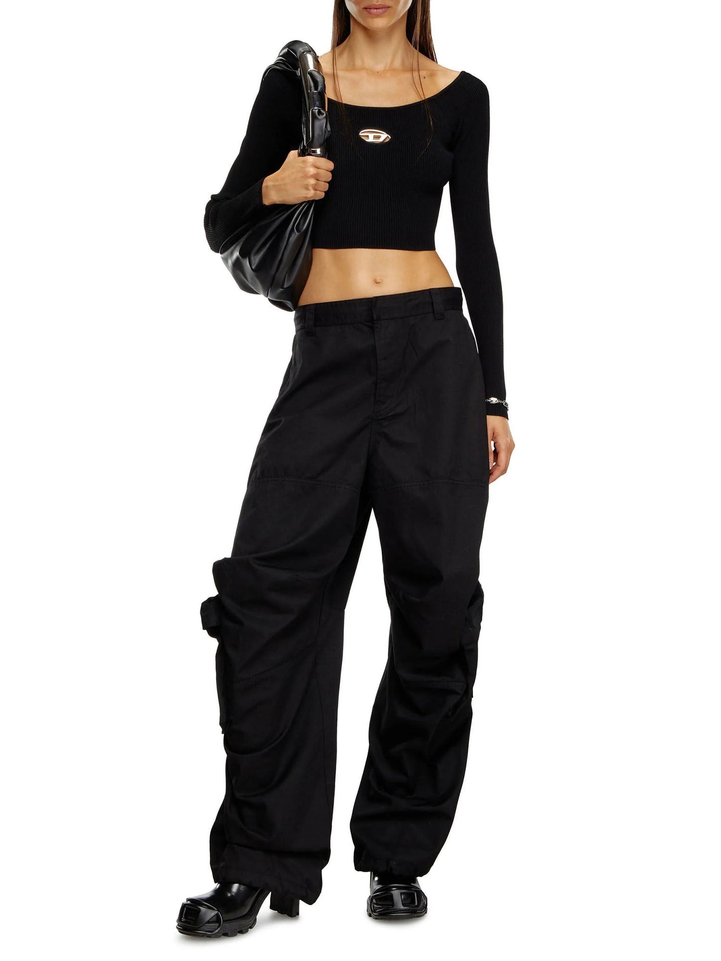 Diesel M Vera Ls Maglia Nero