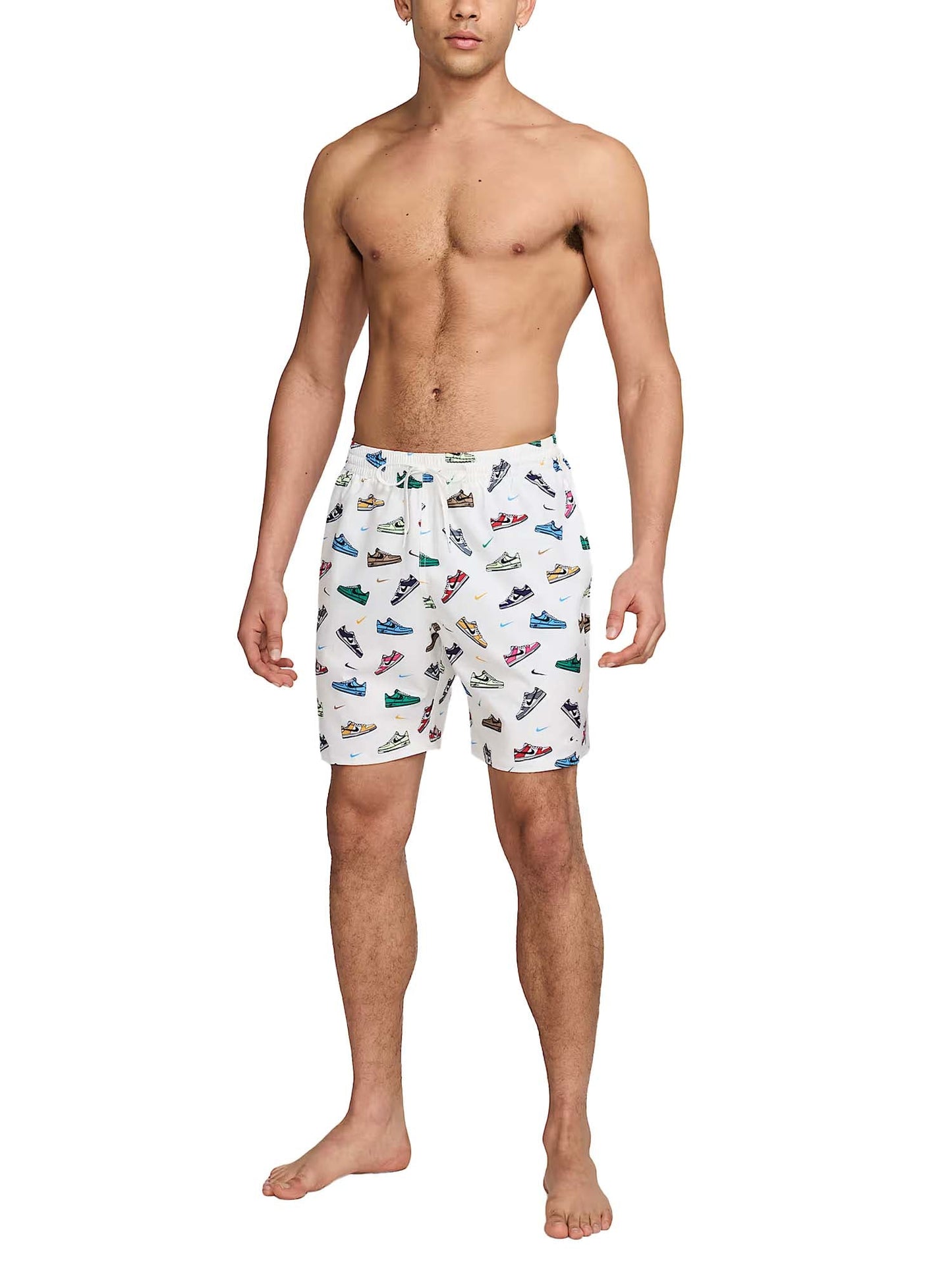 "Nike Volley Shorts 5" Brief-Lined da uomo Bianco"