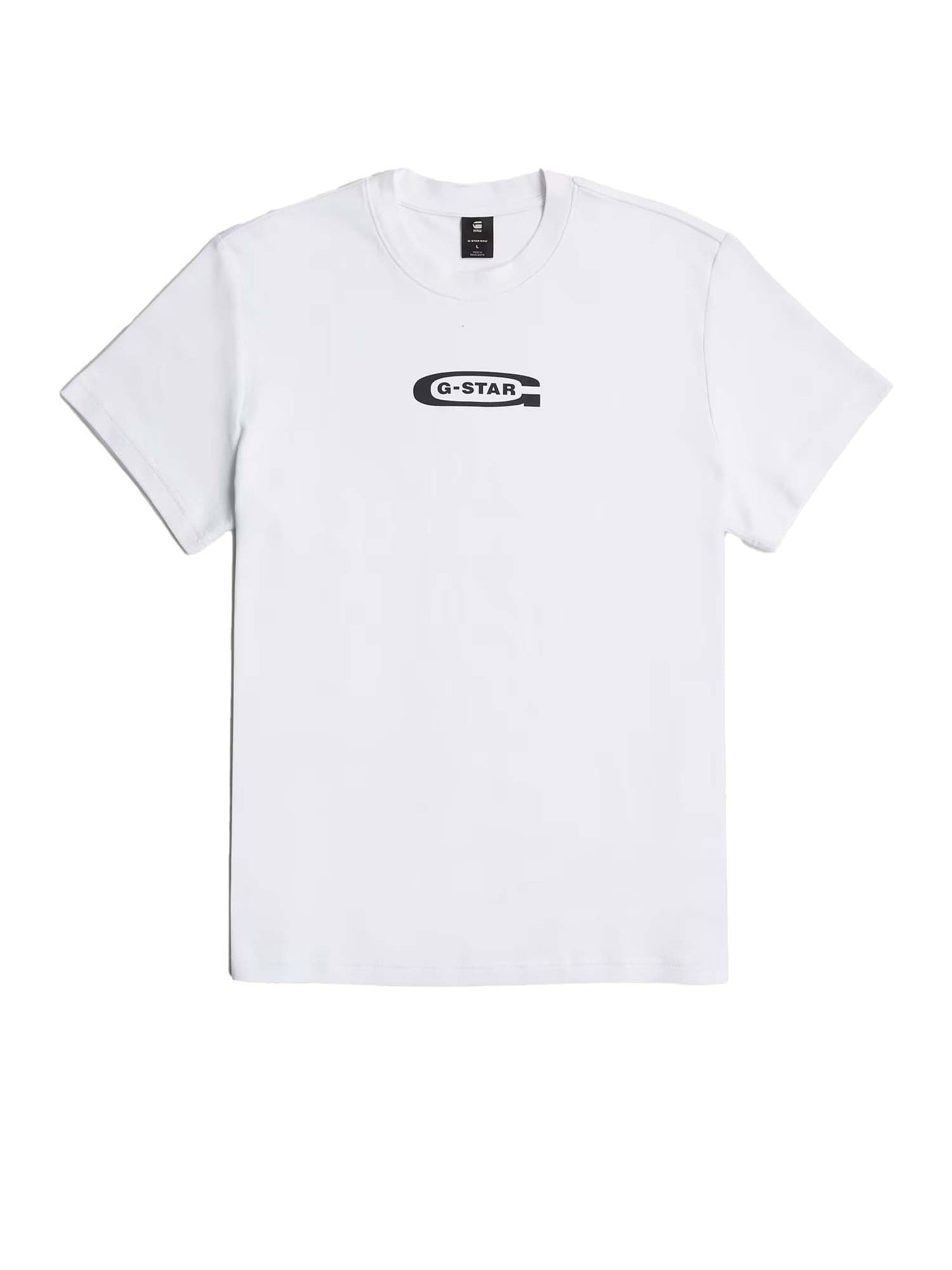 G-star T-Shirt Old Skool Logo Bianco