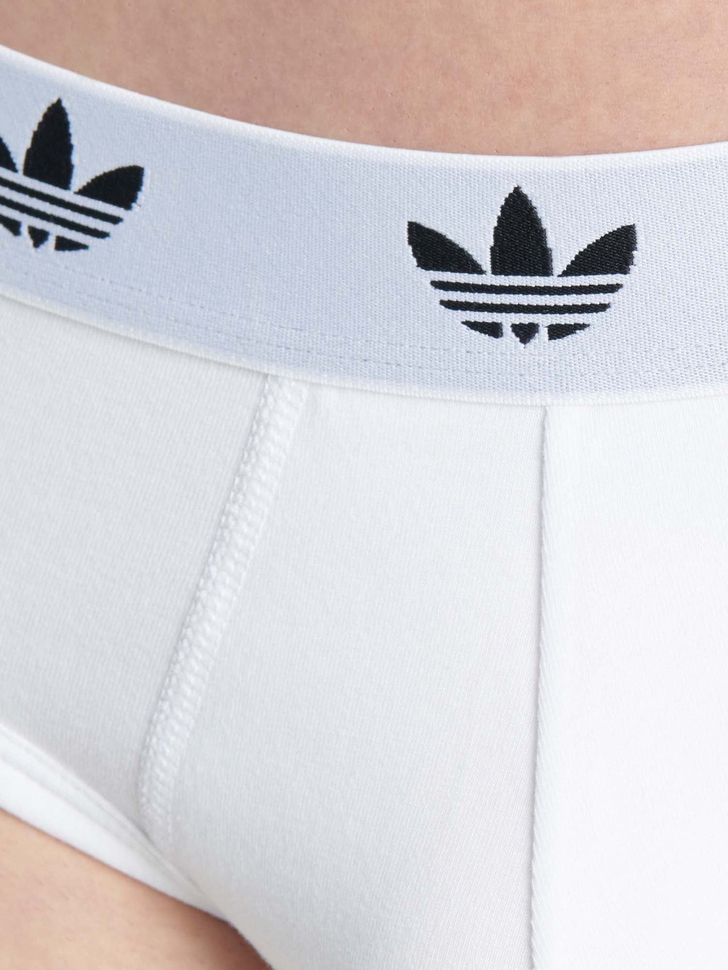 Adidas Slip Comfort Flex Cotton Underwear (Confezione da 3) Bianco