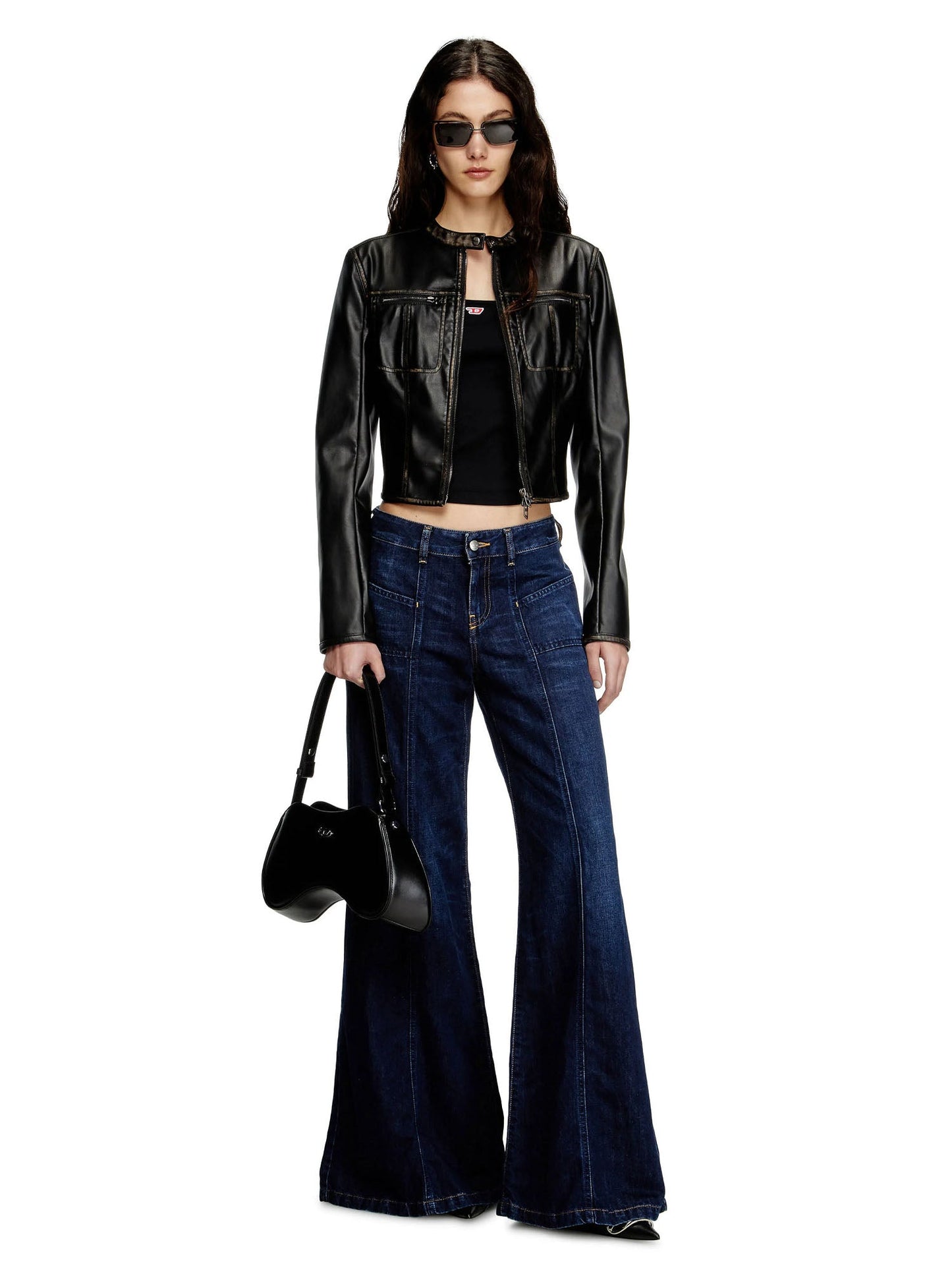 Diesel Play Shoulder Cross Bodybag Nero