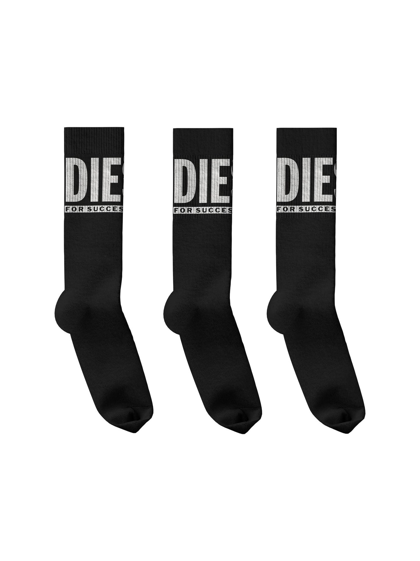 Diesel Skm Ray Threepack Calze Nero