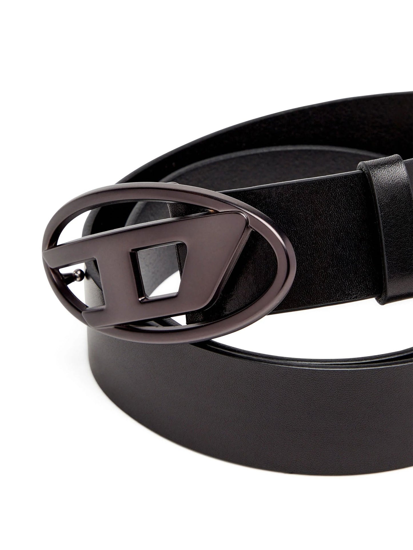 Diesel Oval D Logo B 1Dr Belt Nero