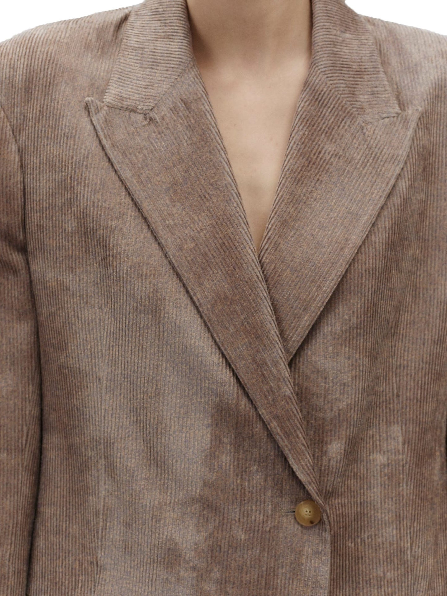 Alysi Blazer Velluto Marrone