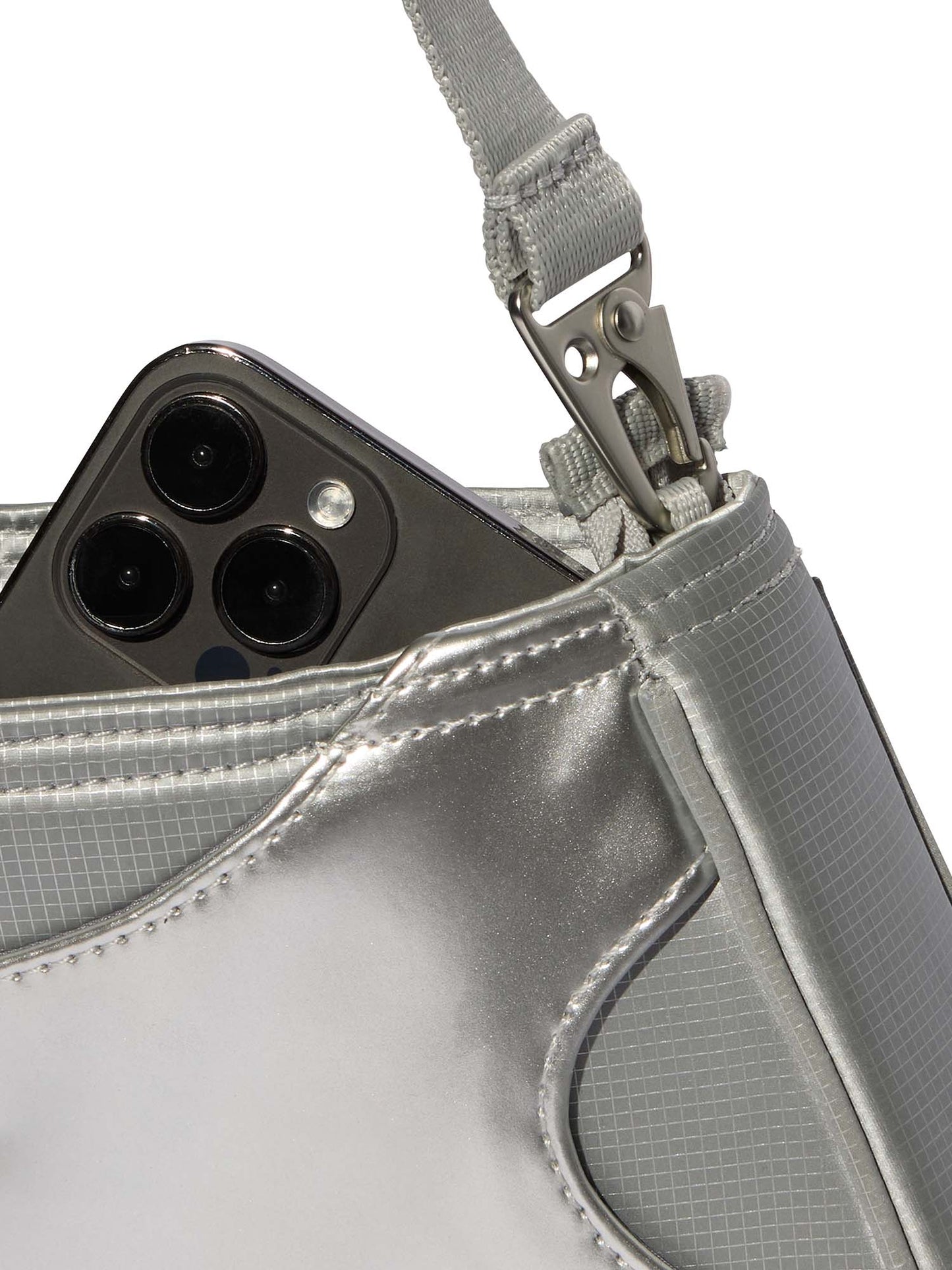 Adidas Borsa a tracolla clutch Argento