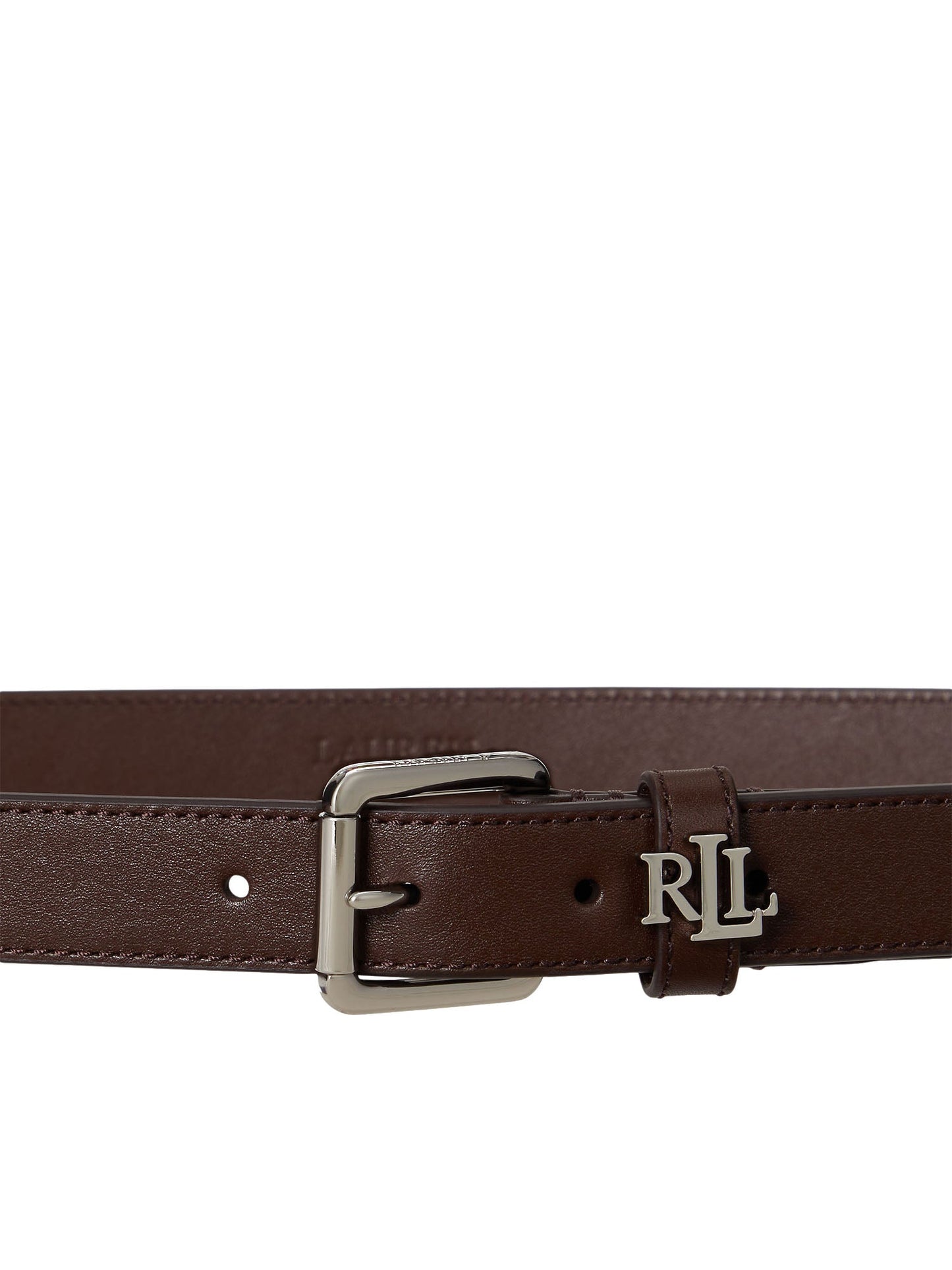 Lauren Ralph Lauren Lgo Kpper 25 Belt Skinny Marrone