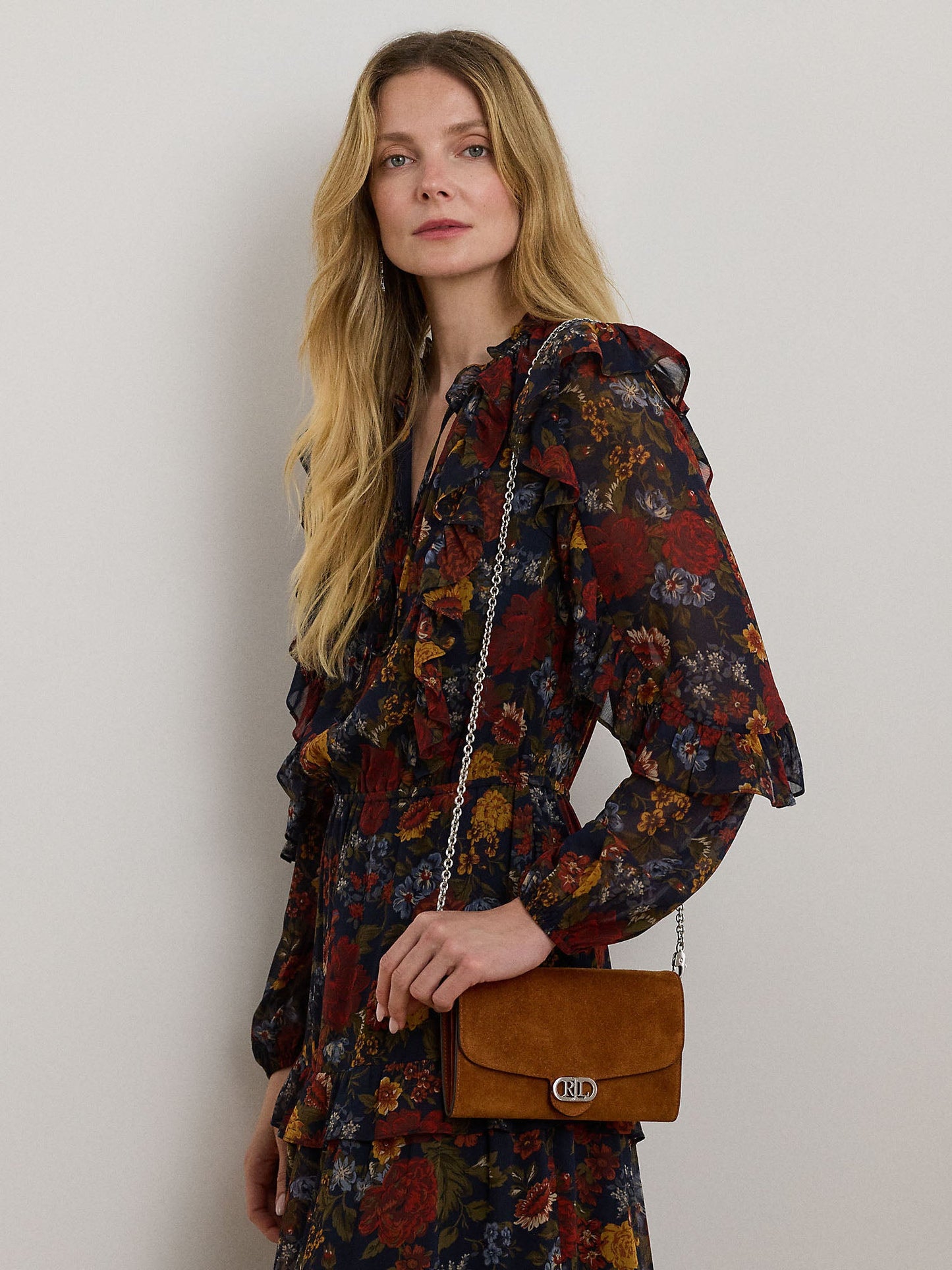 Lauren Ralph Lauren Adair 20 Wallet On A Chain Beige