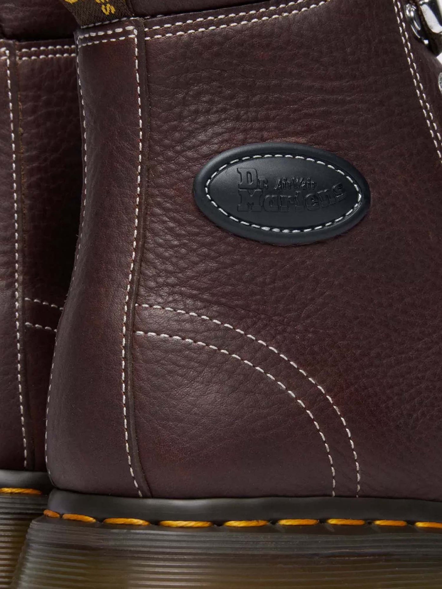 Dr. Martens Stivaletti Buzz 8-Eye in pelle Grizzly Marrone