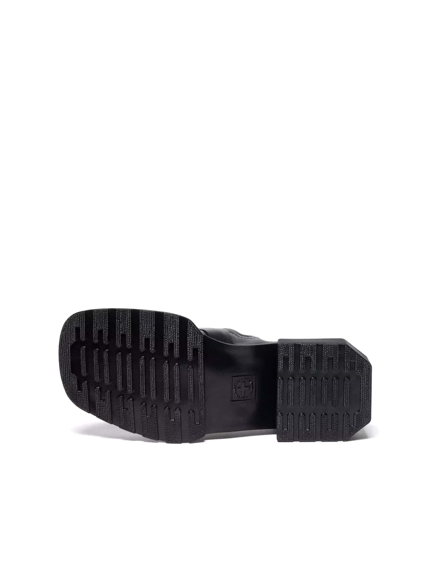 Dr. Martens Mocassini Maybole in Pelle Ruched con Punta Squadrata Nero