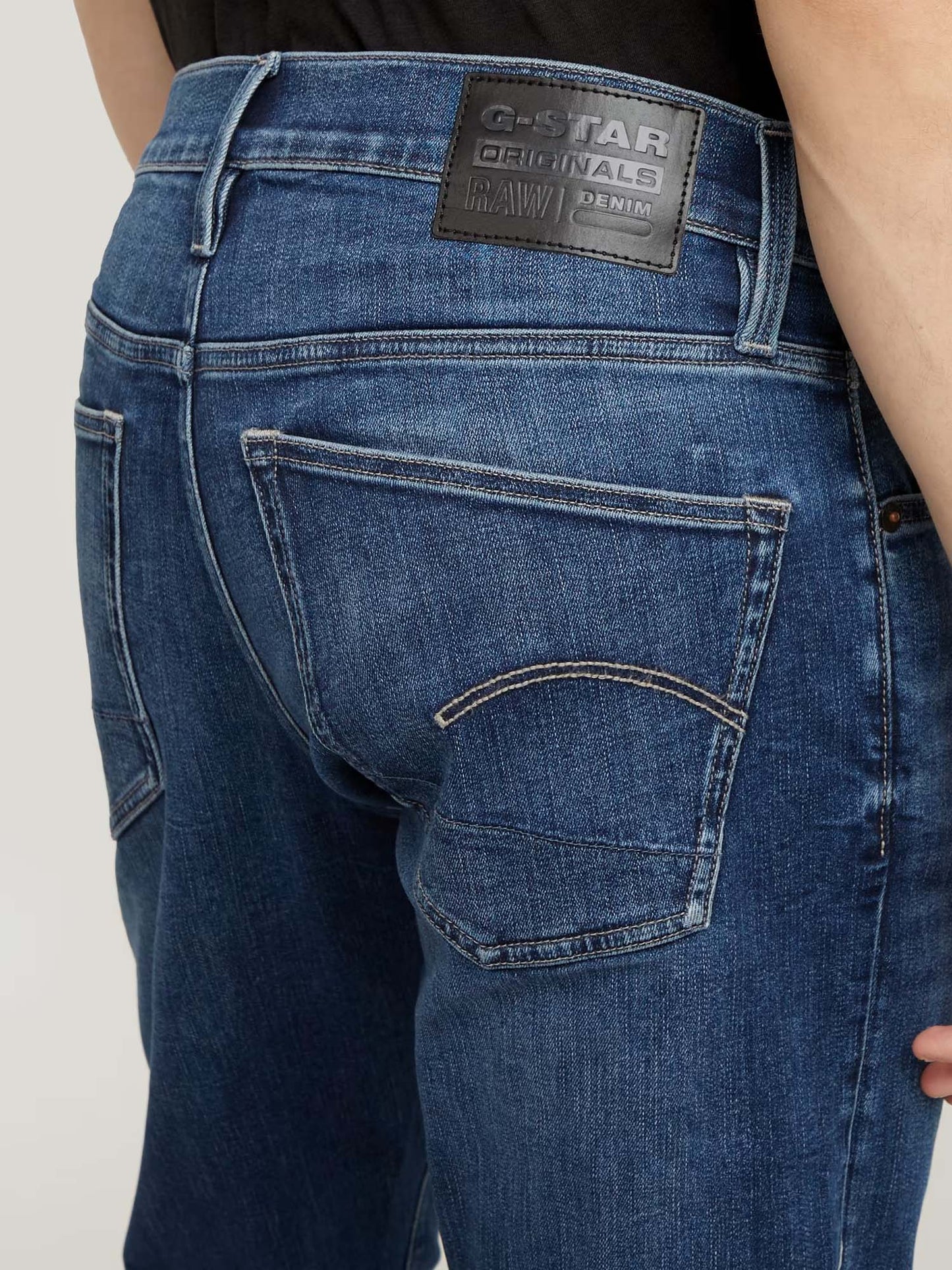 G-star 3301 Slim Jeans da uomo Azzurro