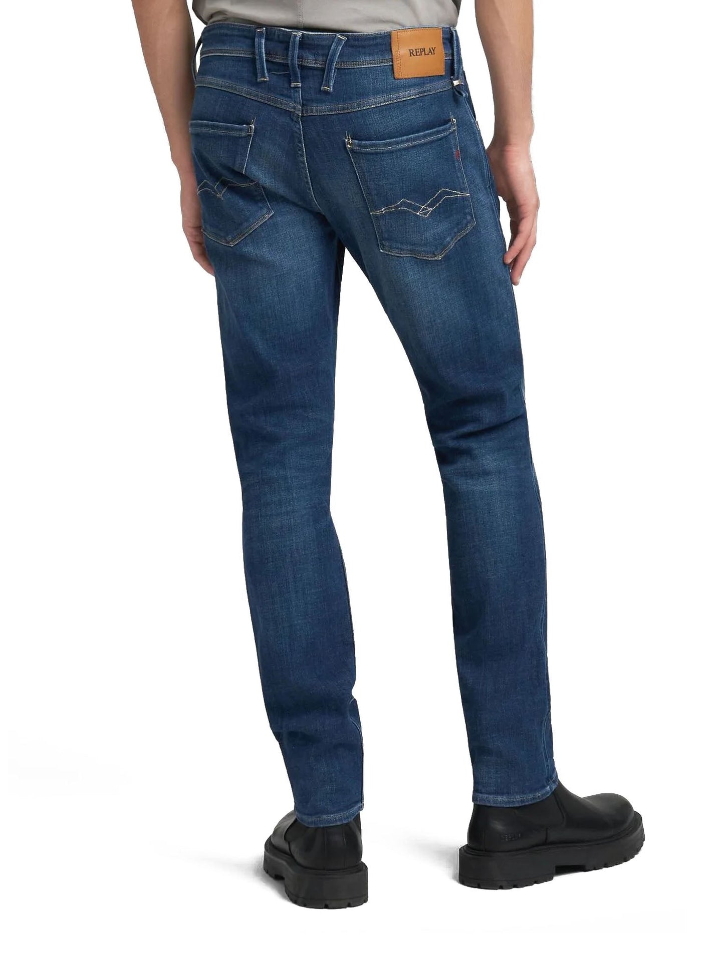 Replay Jeans Anbass Uomo Blu