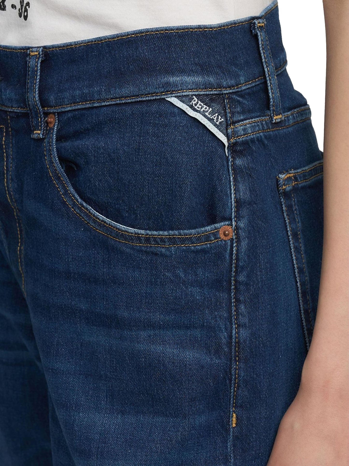 Replay Aubry Boy Fit Donna Blu