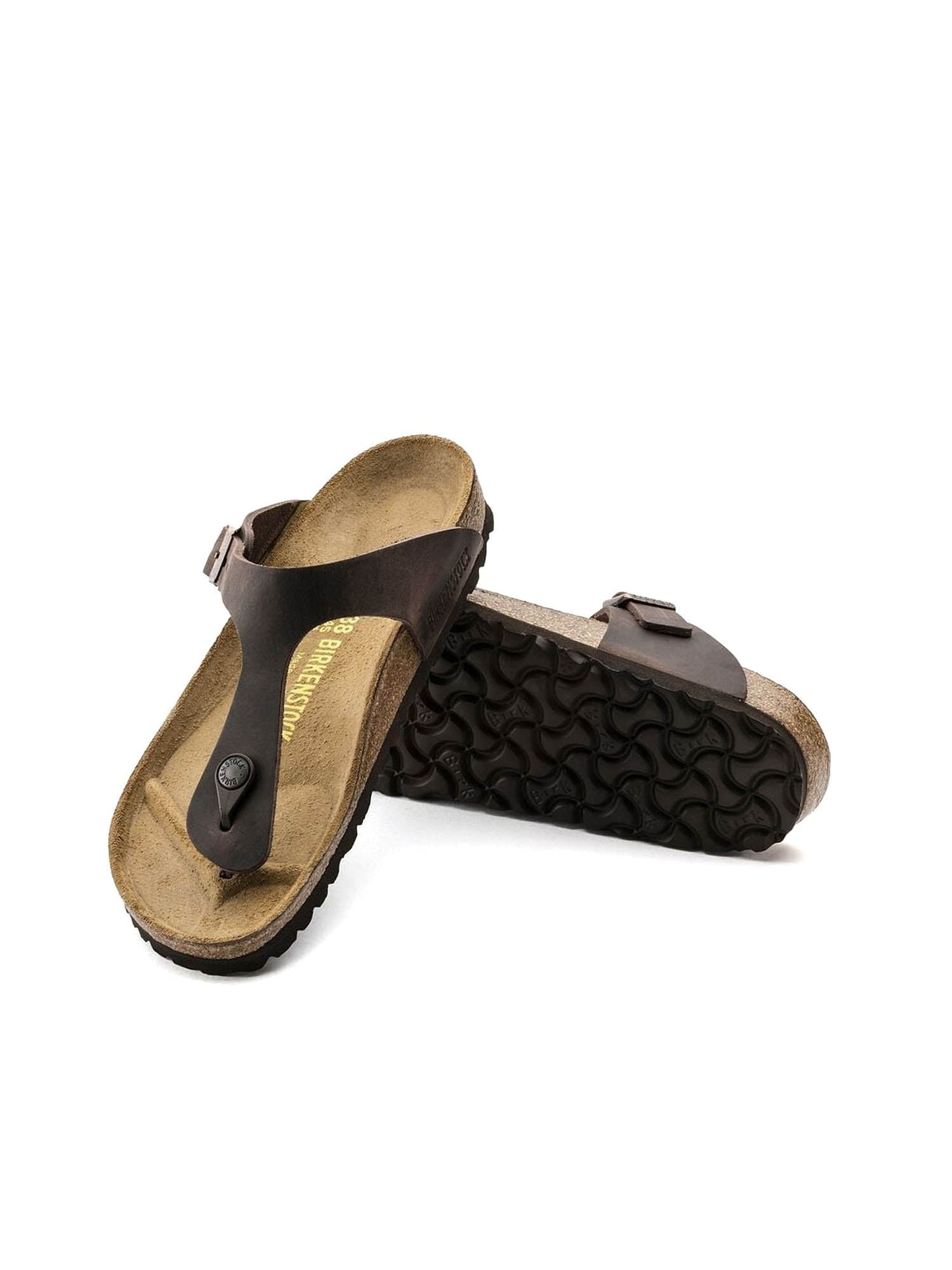 Birkenstock Gizeh (Pelle oliata) Marrone