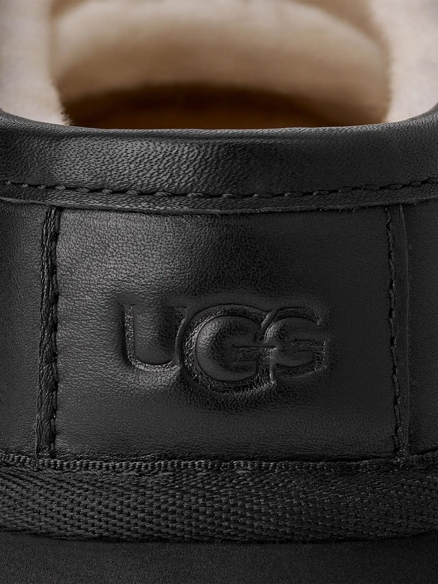 Ugg Bea Mary Jane Pelle Donna Nero