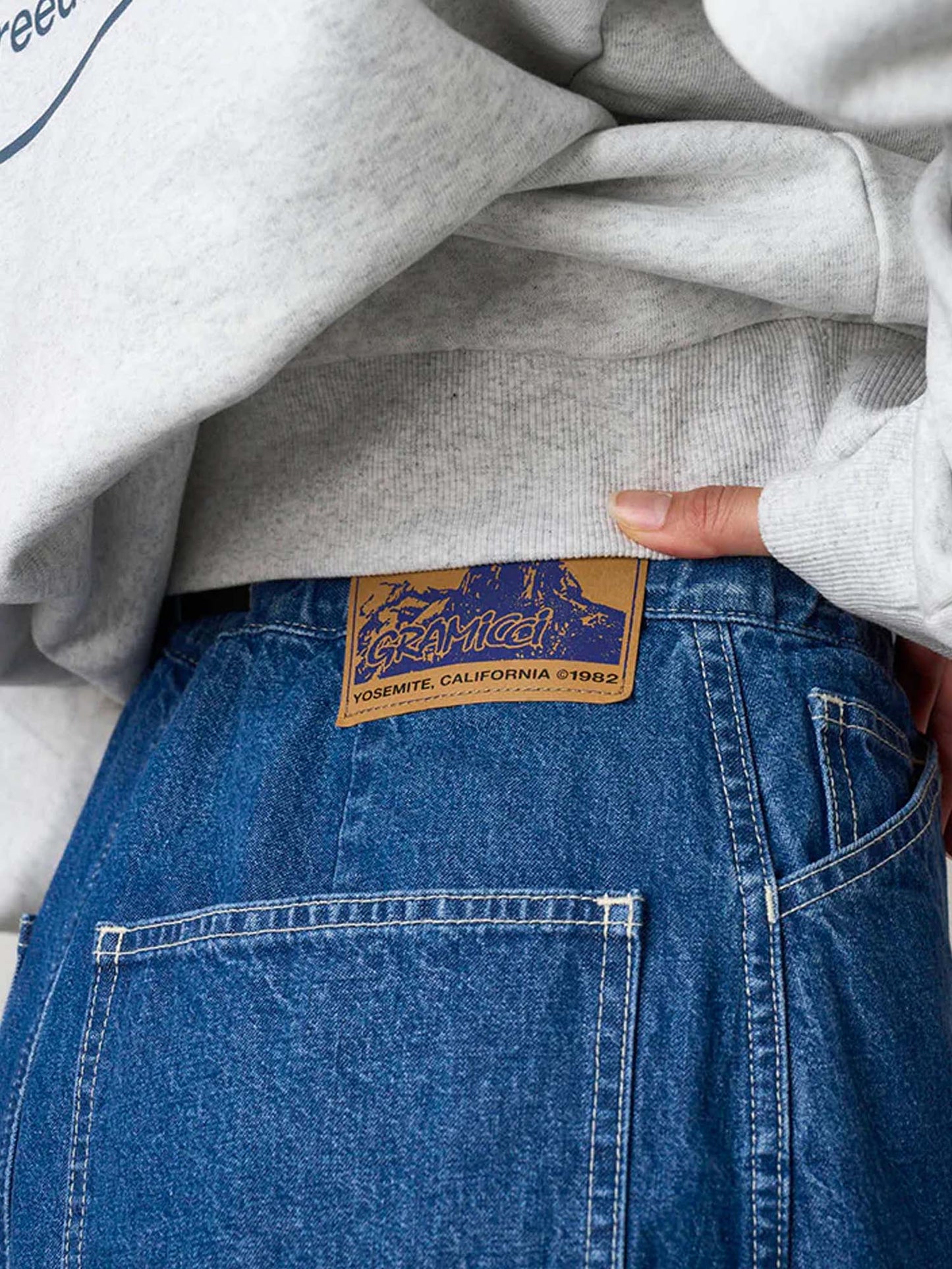 Gramicci Sutter Denim Skirt Blu