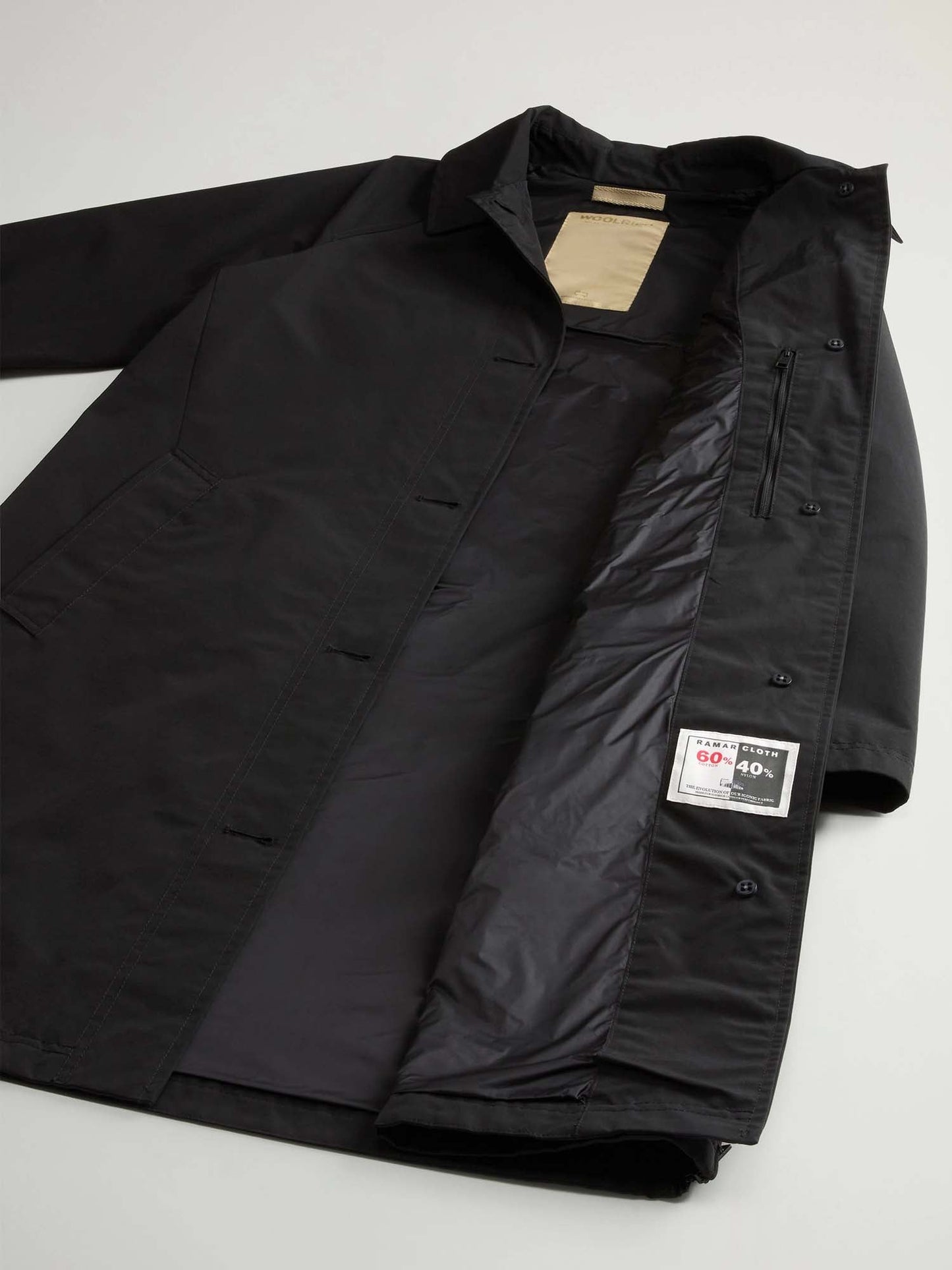 Woolrich Cappotto 3 in 1 in Ramar Cloth Nero