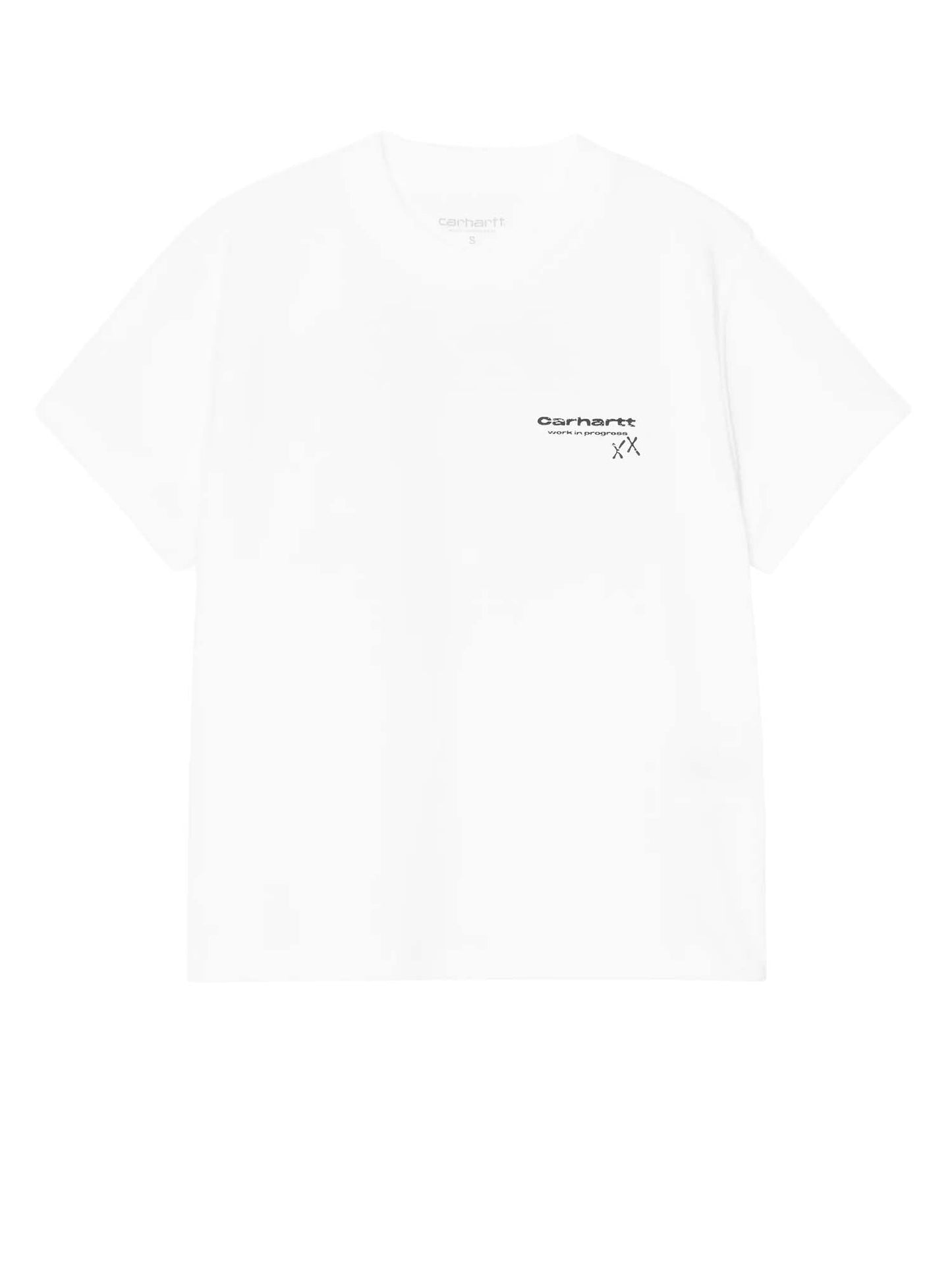 Carhartt Wip W' S/S Garble T-Shirt Bianco