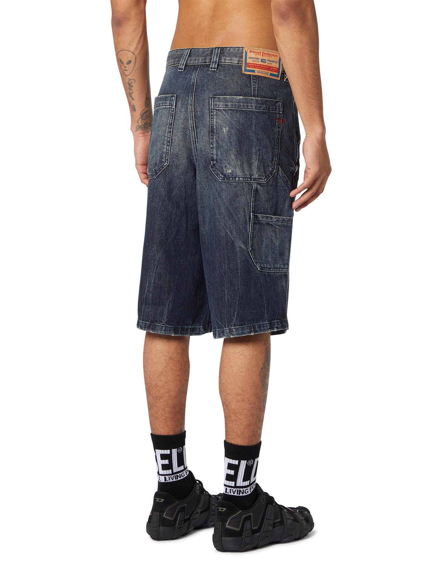 Diesel Shorts 1974 D-ELLZ Denim Blu