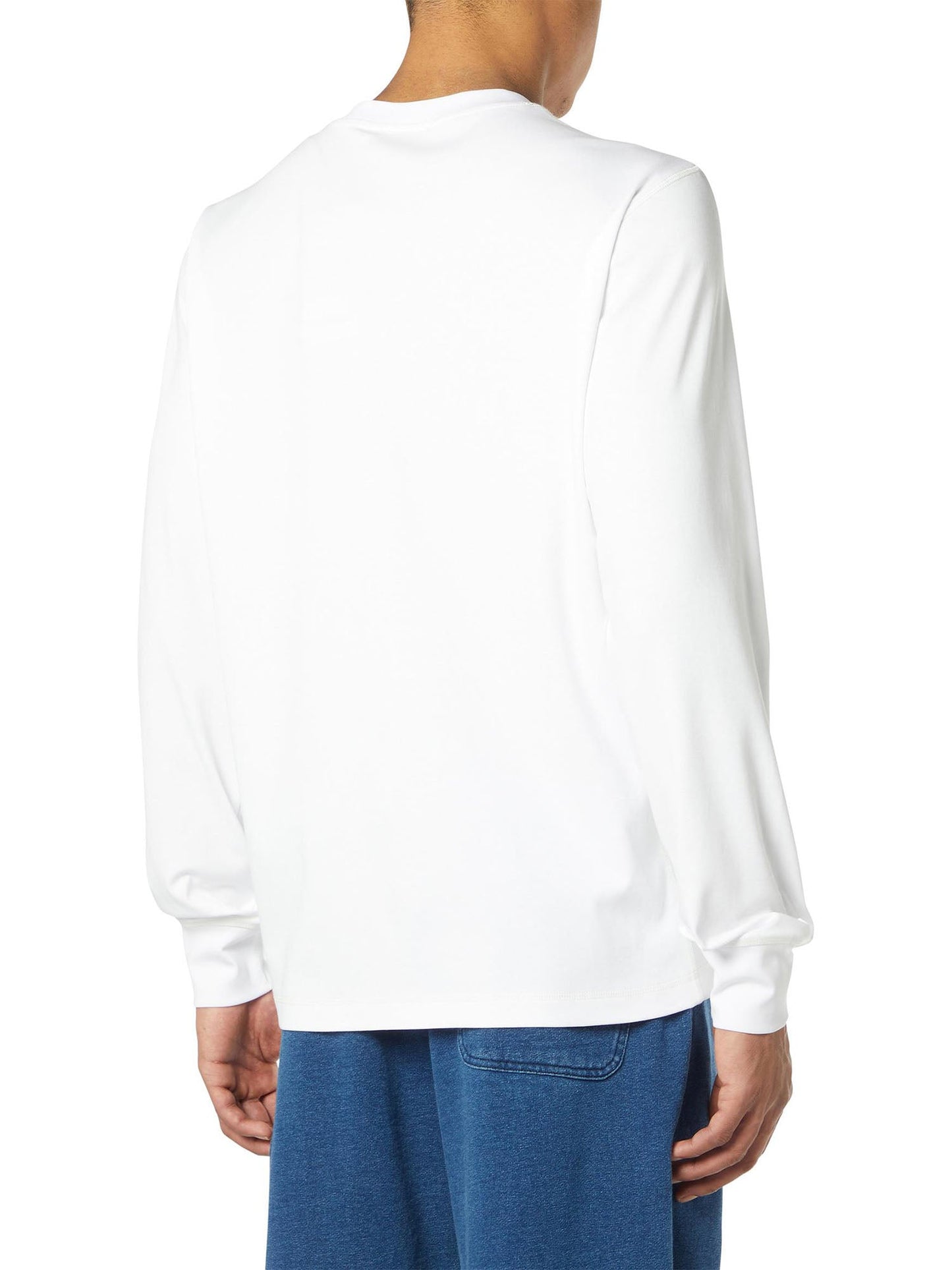 Diesel T-shirt Madjust LS TR Bianco