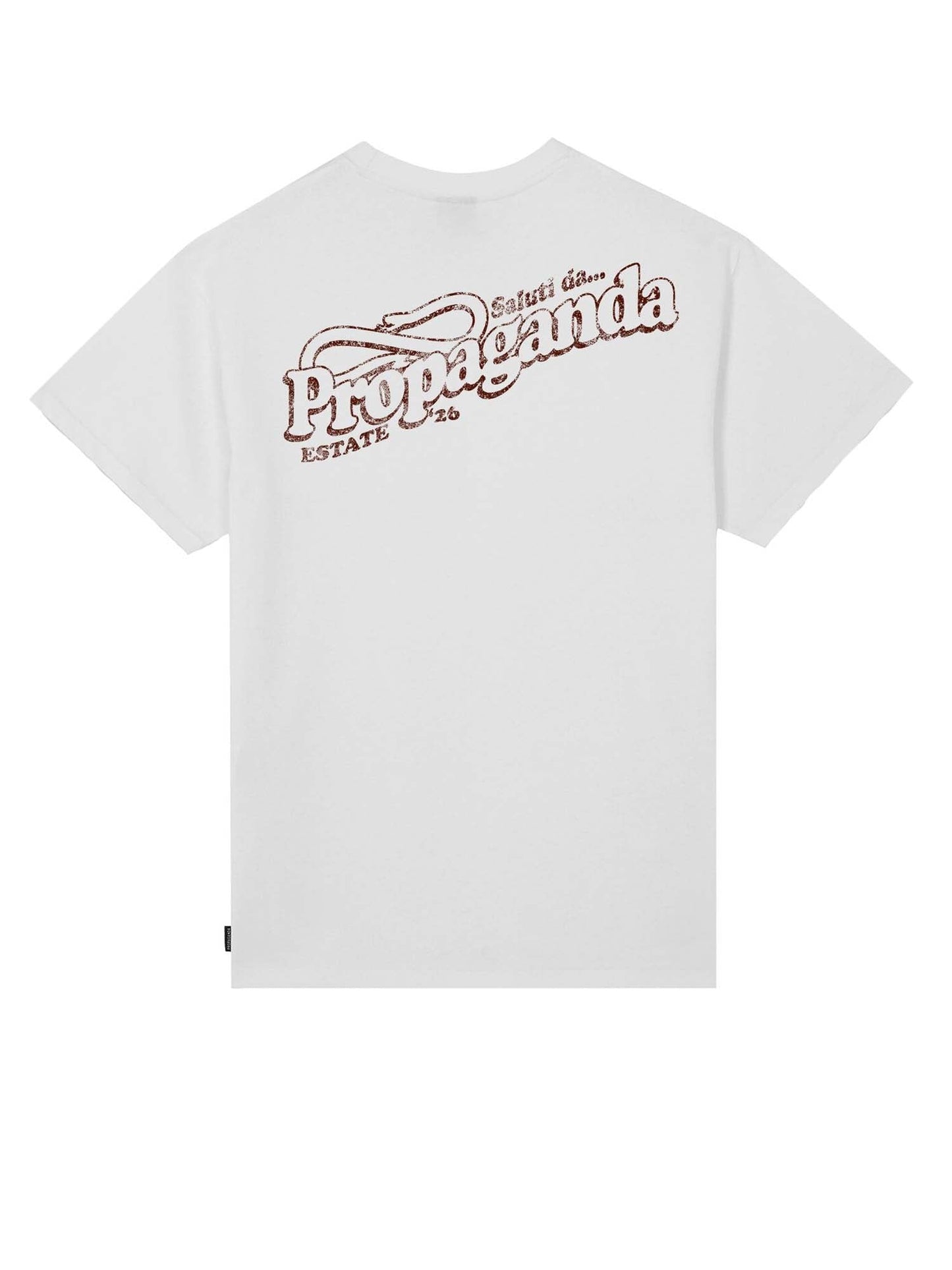 Propaganda Postcard Tee Bianco