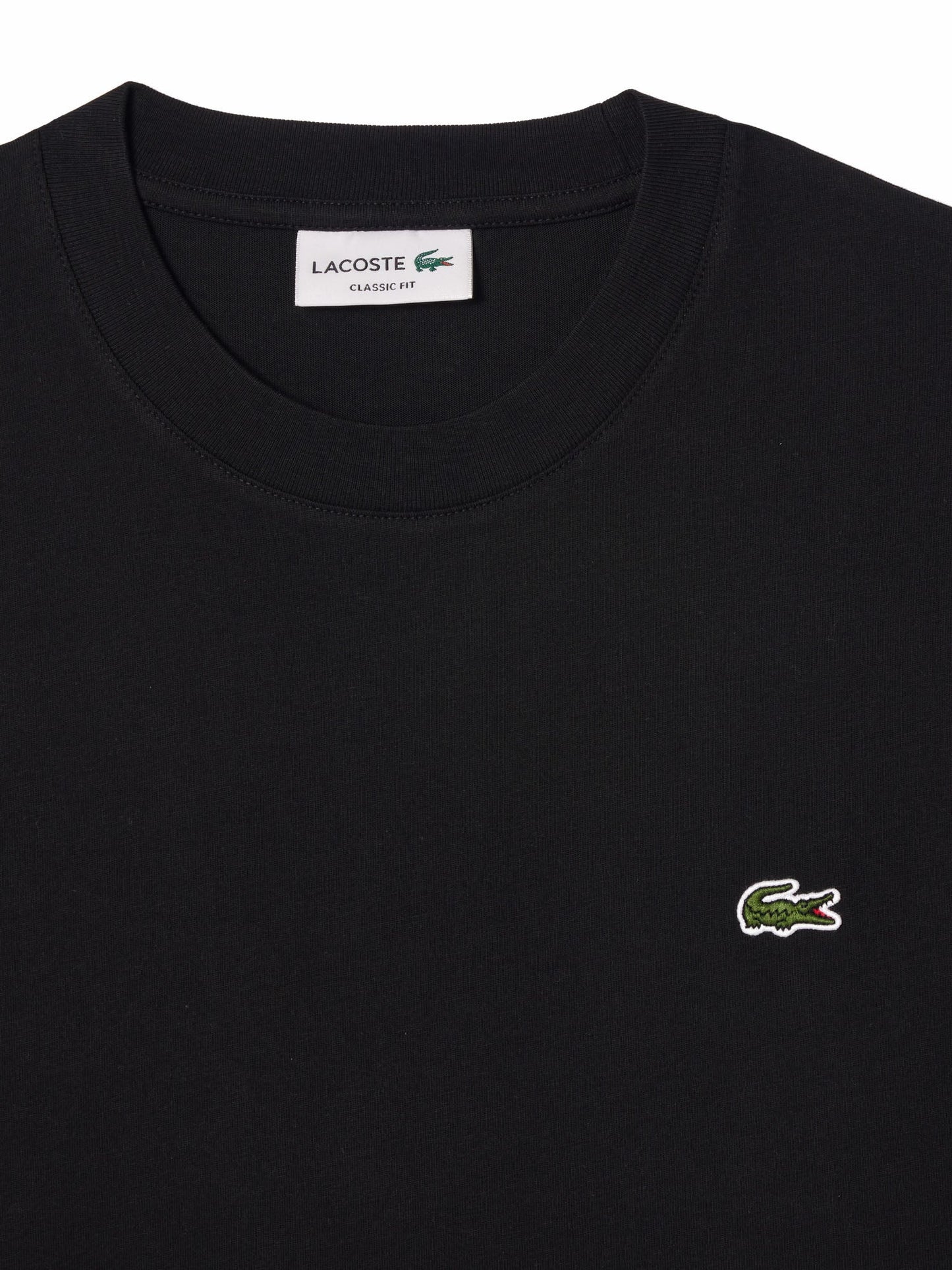 Lacoste T-shirt in cotone Nero