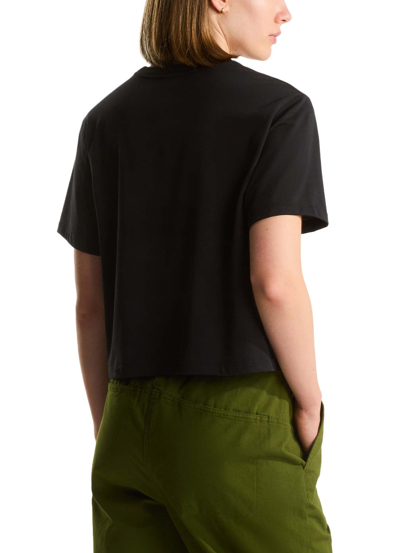 The North Face T-shirt Evolution Simple Dome Cropped Relaxed da donna Nero