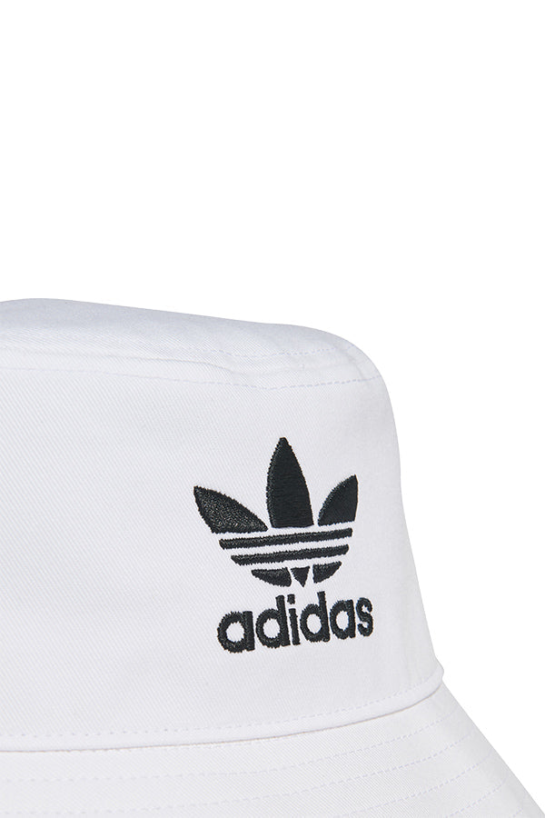 Adidas Cappello adicolor Trefoil Bucket Bianco
