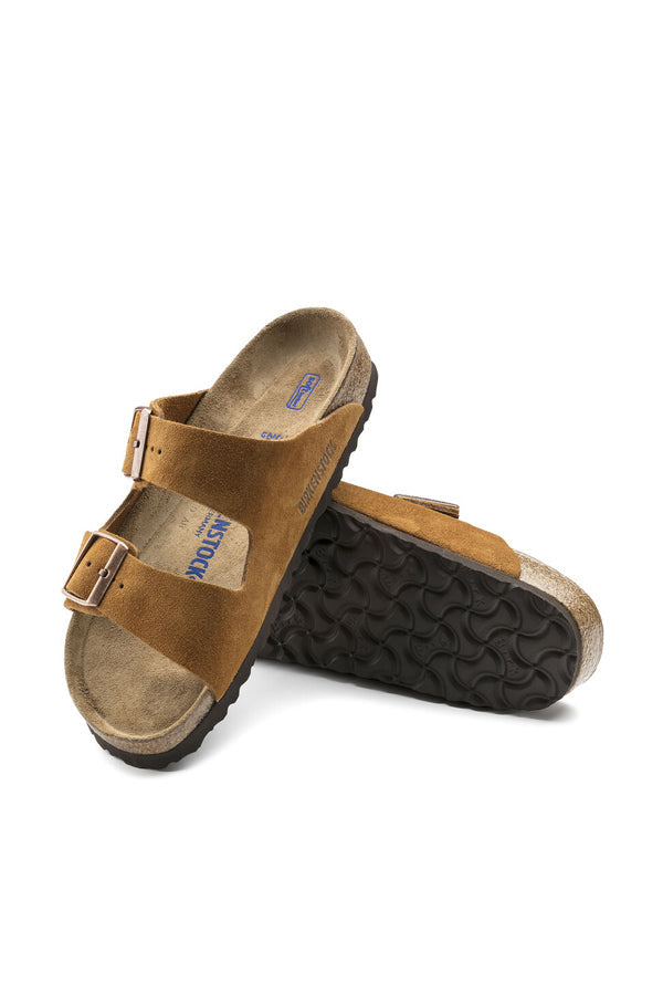 Birkenstock Arizona Plantare Morbido (Pelle scamosciata) Marrone