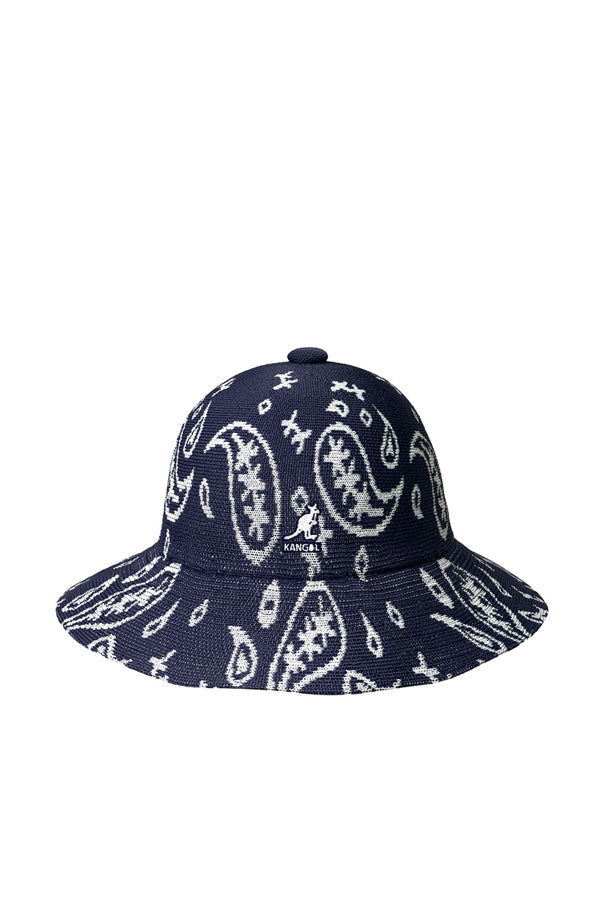 Kangol Paisley Wide Brim Casual Blu