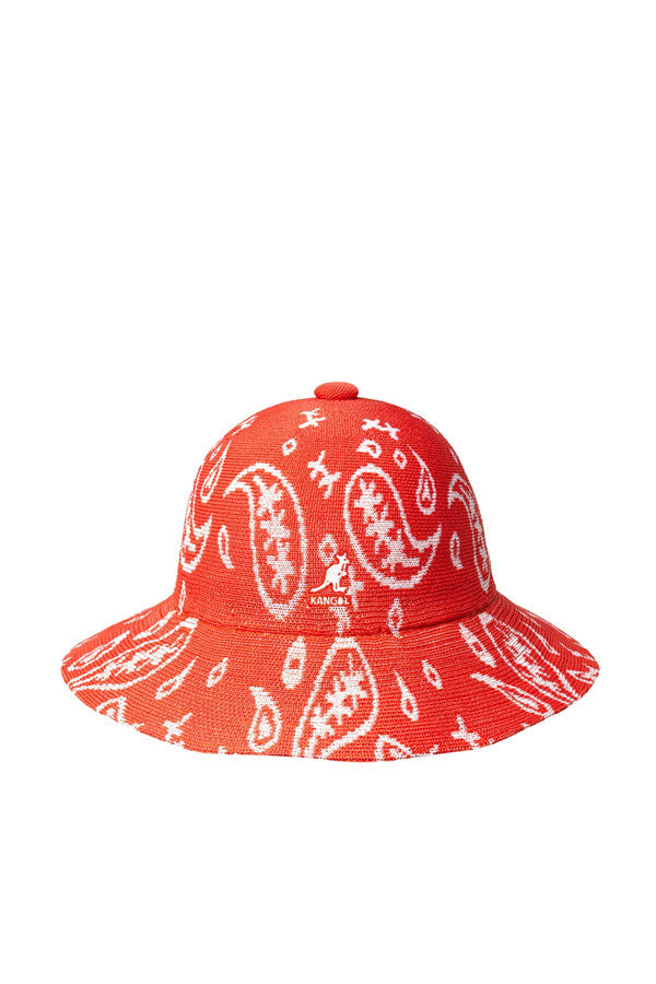 Kangol Paisley Wide Brim Casual Rosso