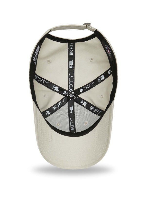 New Era Cappellino 9FORTY Regolabile New York Yankees Essential Donna Beige