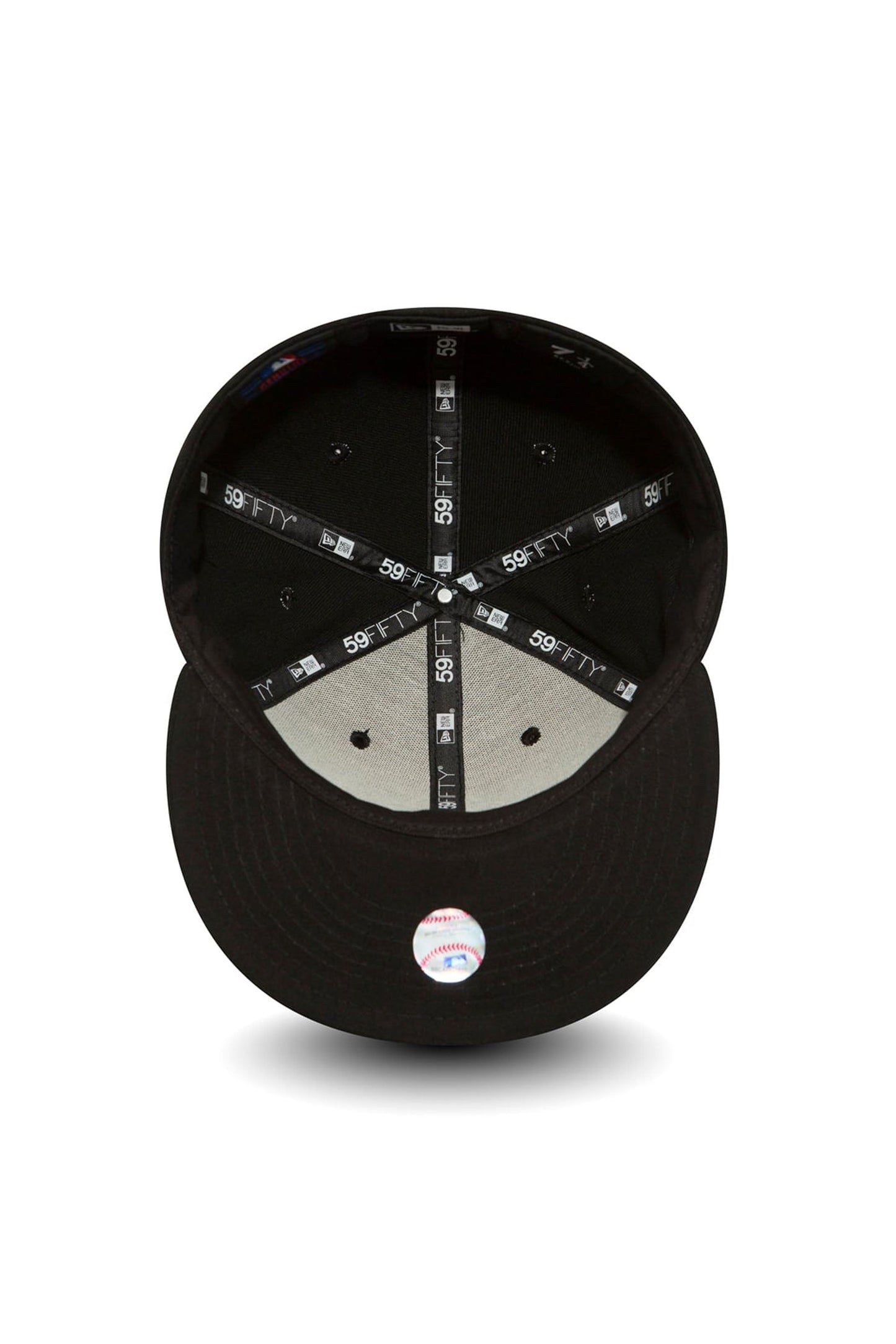 New Era Cappellino NY Yankees Nero su Nero 59FIFTY Nero