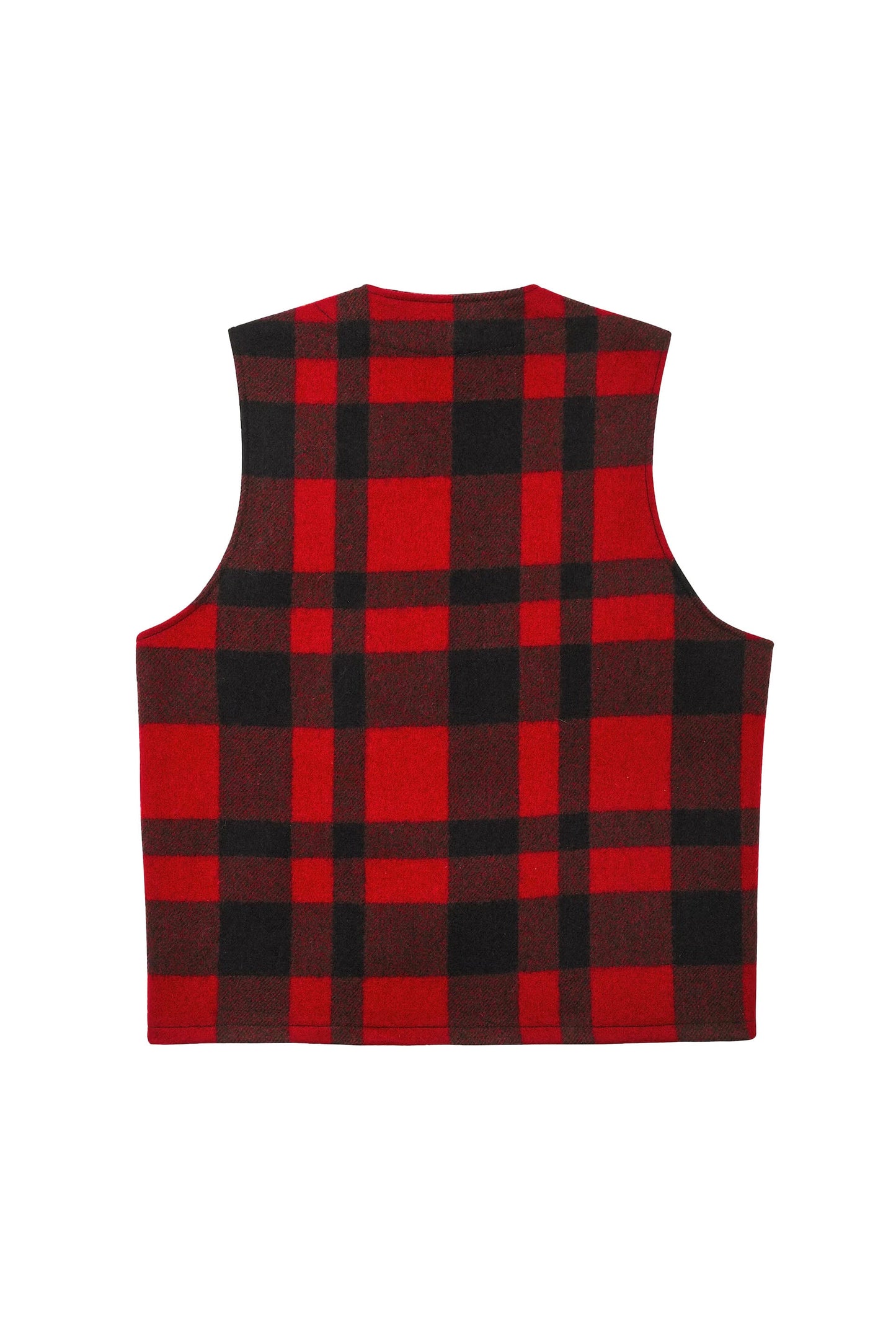 Filson Gilet Mackinaw Wool Rosso