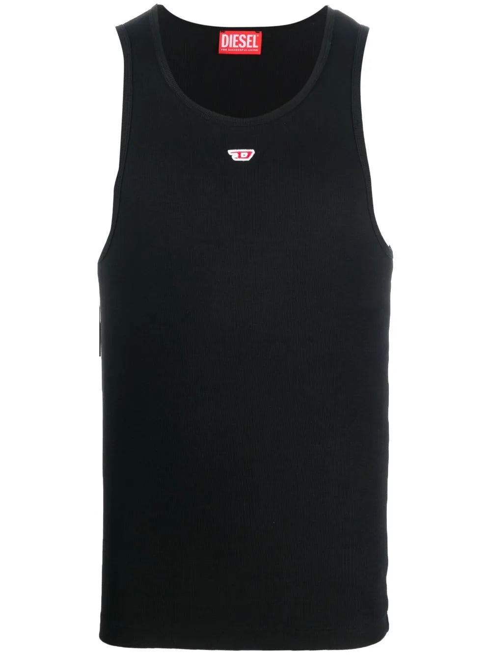 Diesel T-Lifty-D logo-embroidered tank top | Black | Image 1