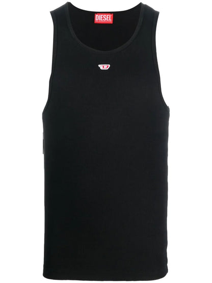 Diesel T-Lifty-D logo-embroidered tank top | Black | Image 1