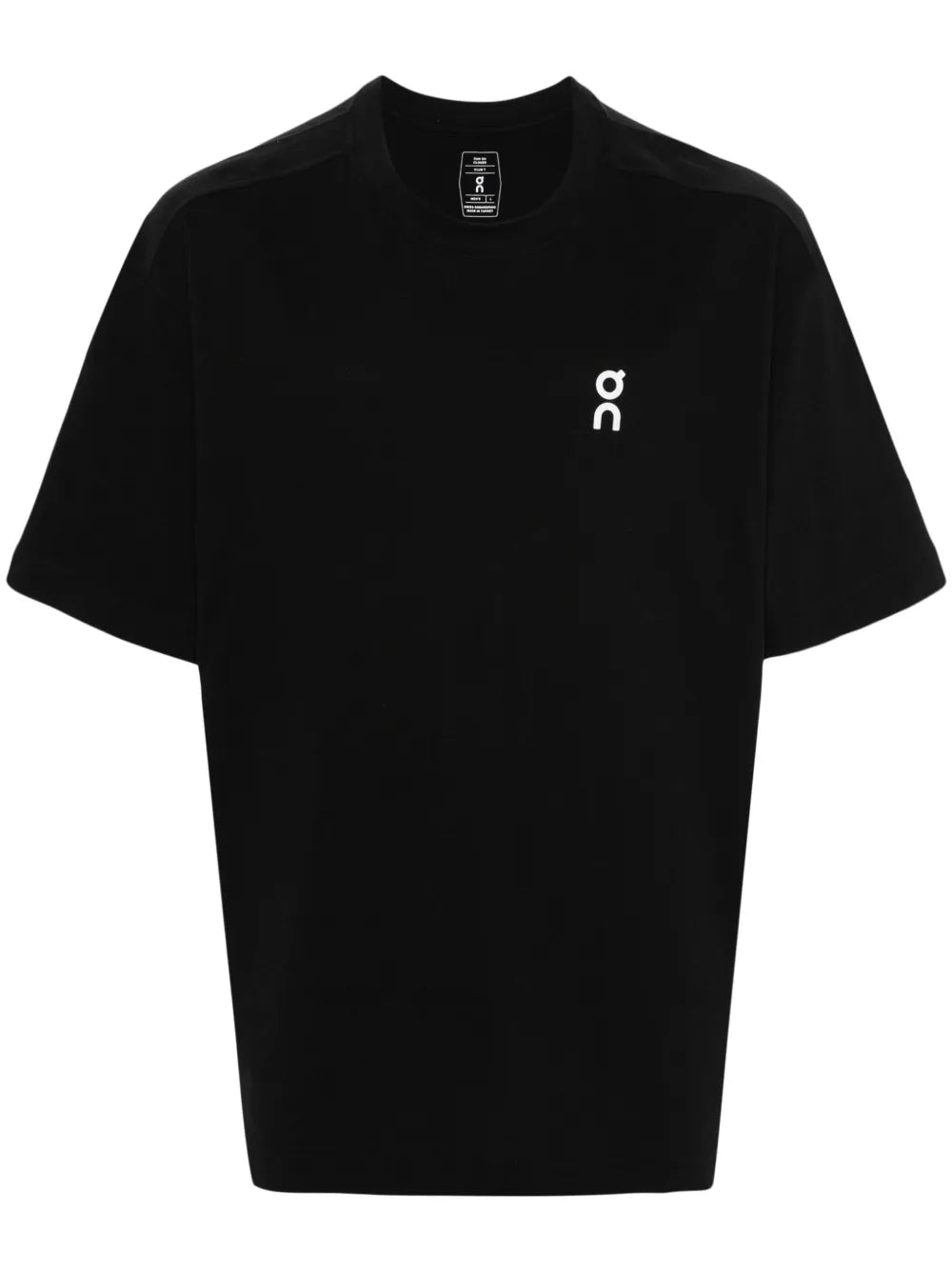 On  logo-print organic-cotton T-shirt | Black