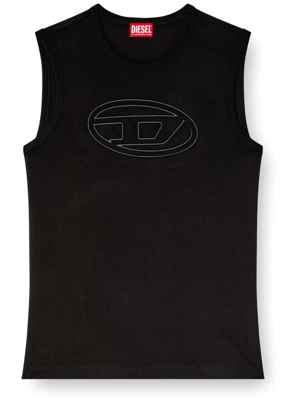 Diesel Bisco-Bigoval tank top | Black | Image 1