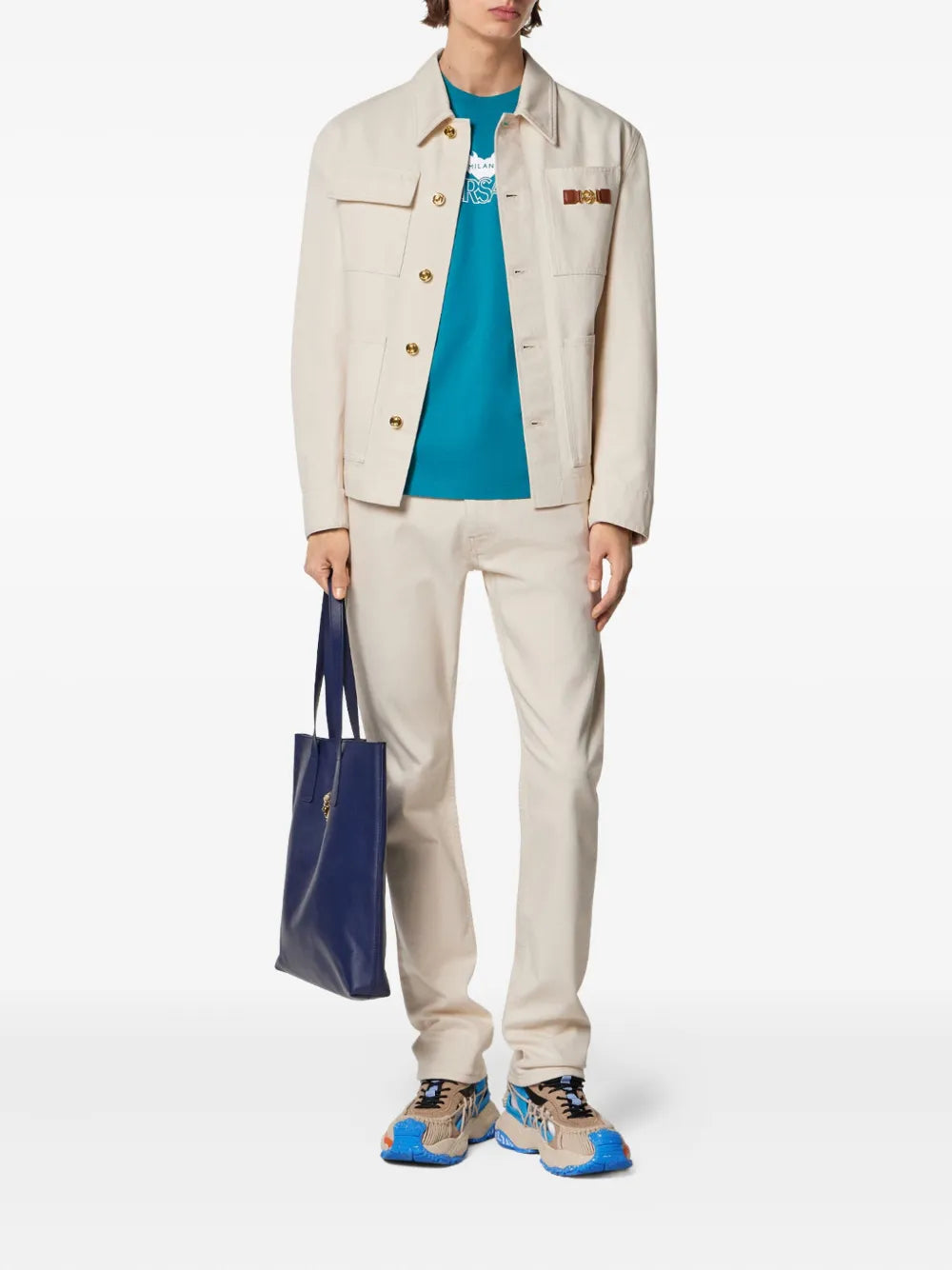 Versace logo-print T-shirt