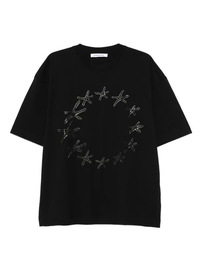 Études Studio starfish-print cotton T-shirt