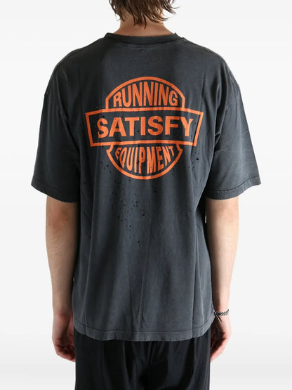 Satisfy MothTech™ eagle-graphic distressed T-shirt