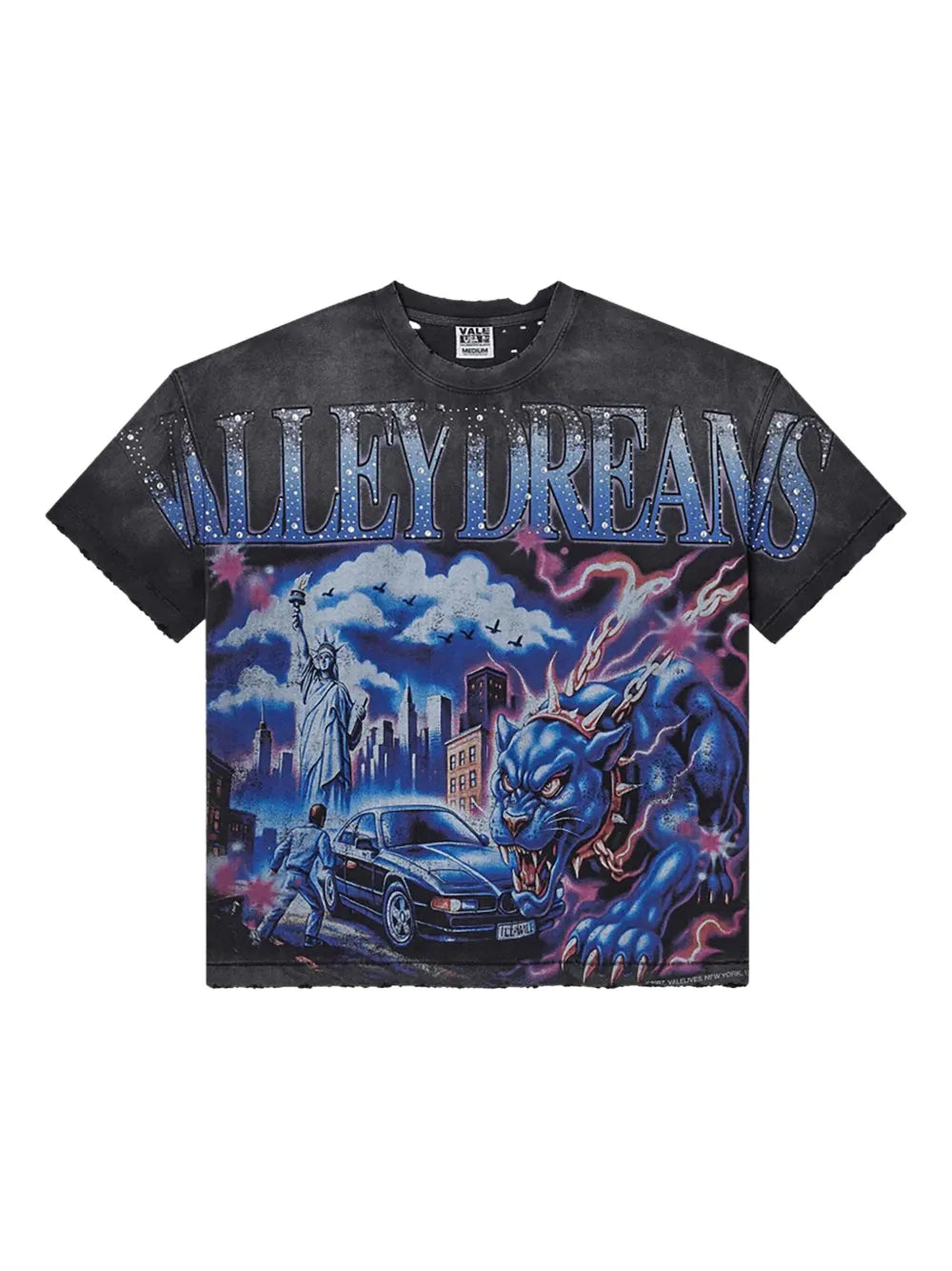 Vale  Monster Big T-shirt | Black | Image 1