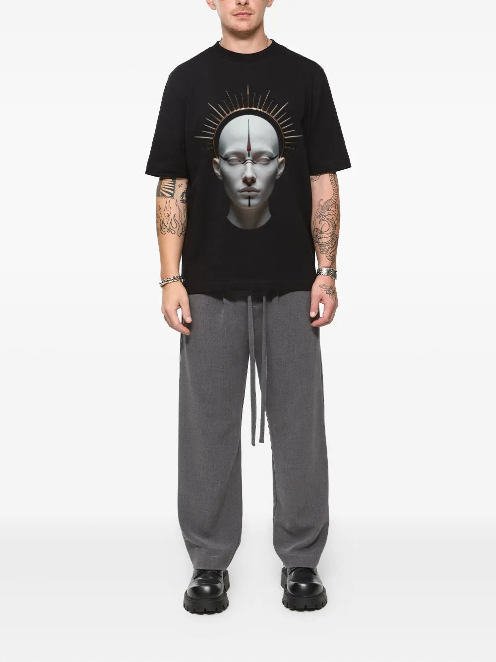 HAMZA Monarh graphic print T-shirt | T-Shirts