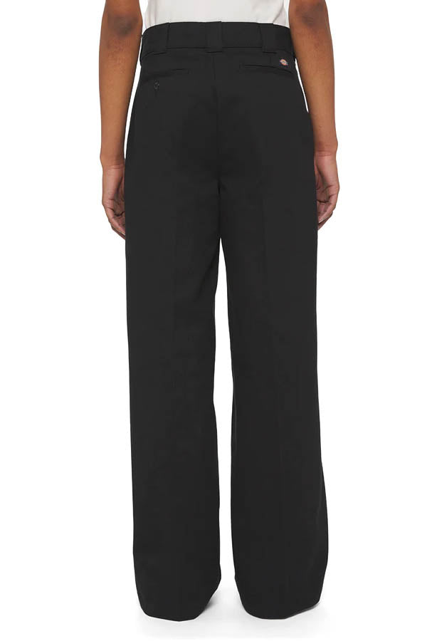 Dickies Pantaloni Wide Leg Work Donna Nero